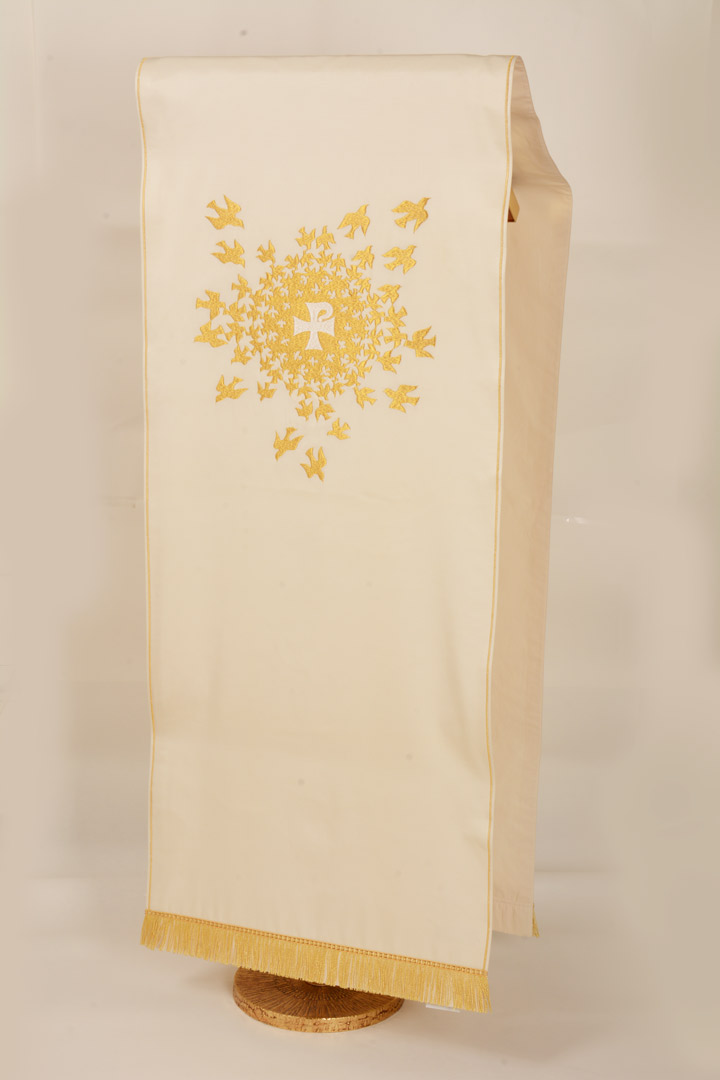 Copri Ambone 11 MA Spirito Santo - Bianco - 50 x 260 cm