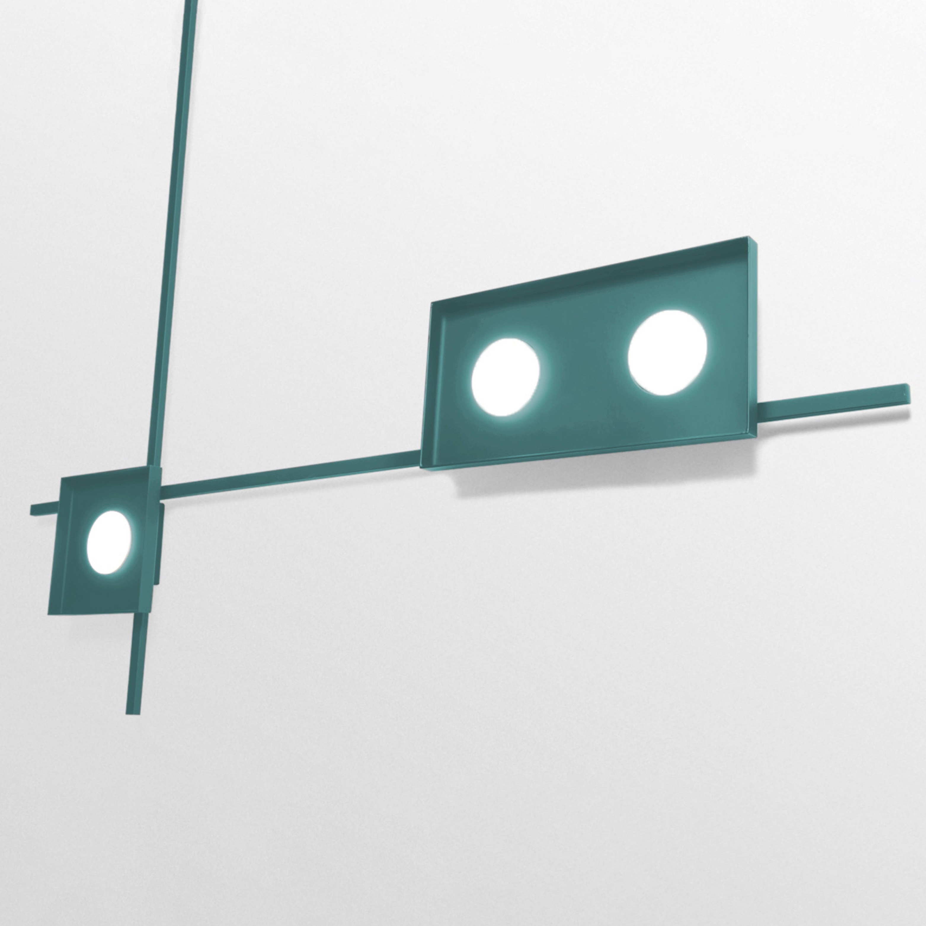 MULTIPOP APPLIQUE/PLAFONIERA SINGOLA PETROLIO 1x12W LED GX53