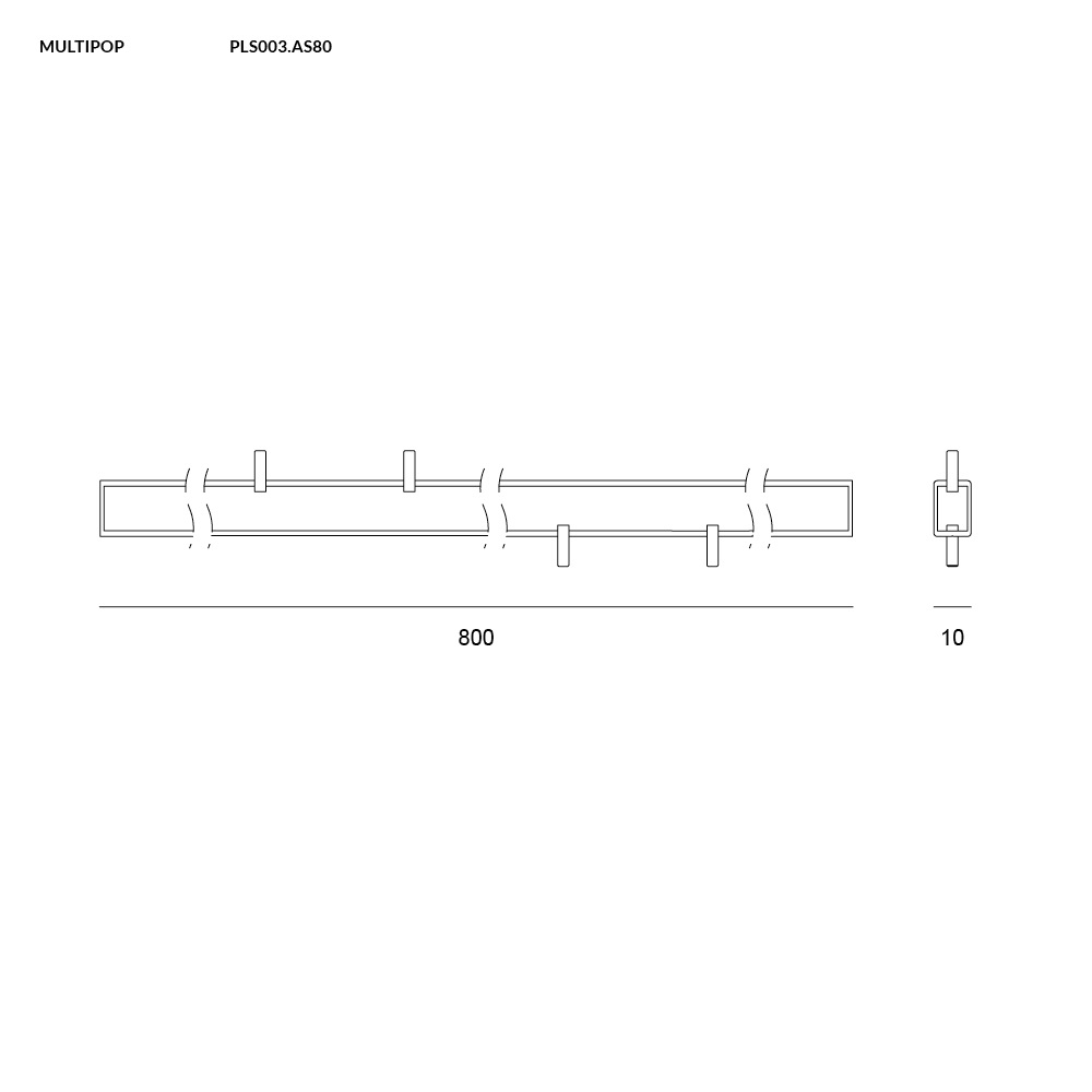 MULTIPOP ASTA 80CM SABBIA