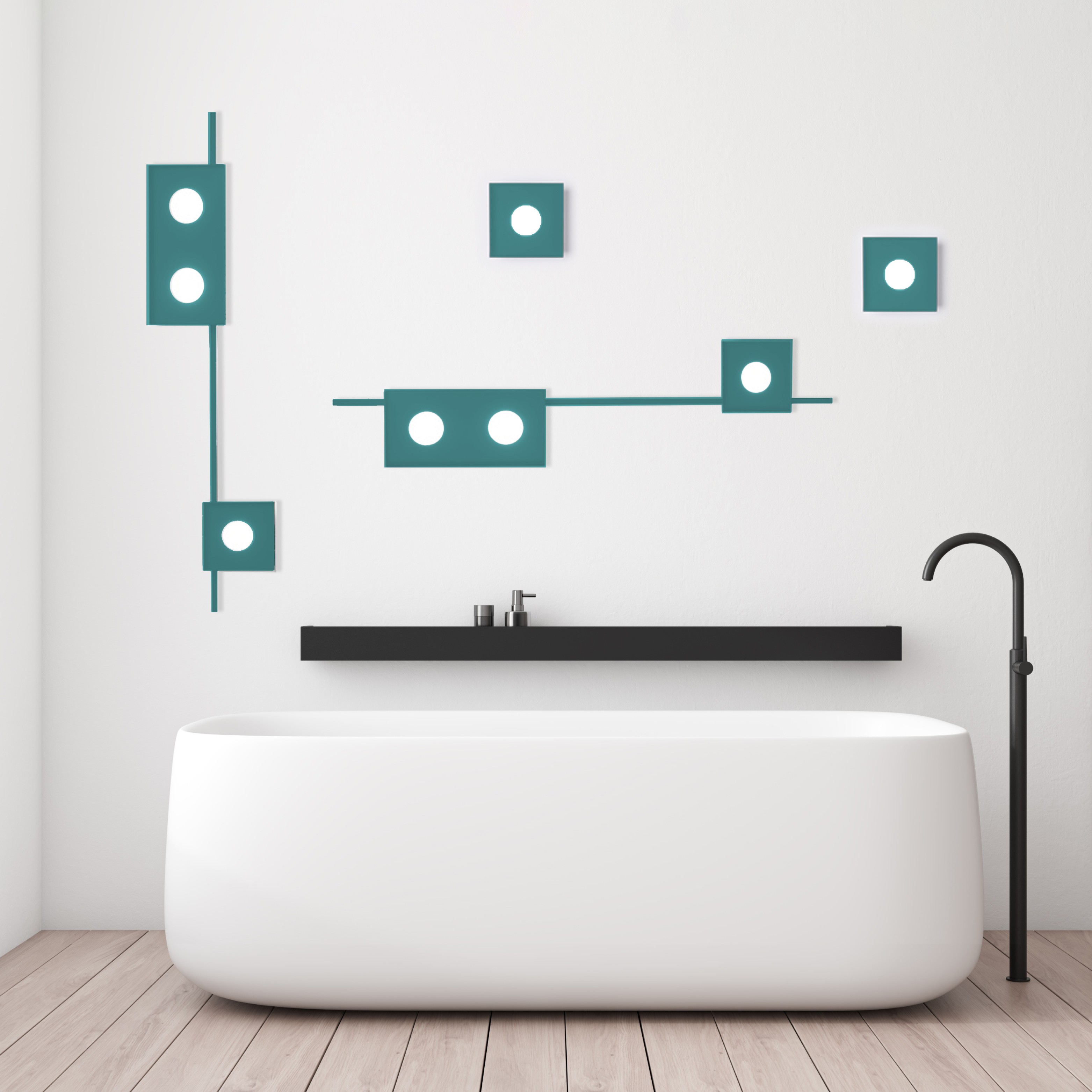 MULTIPOP ASTA 115CM PETROLIO