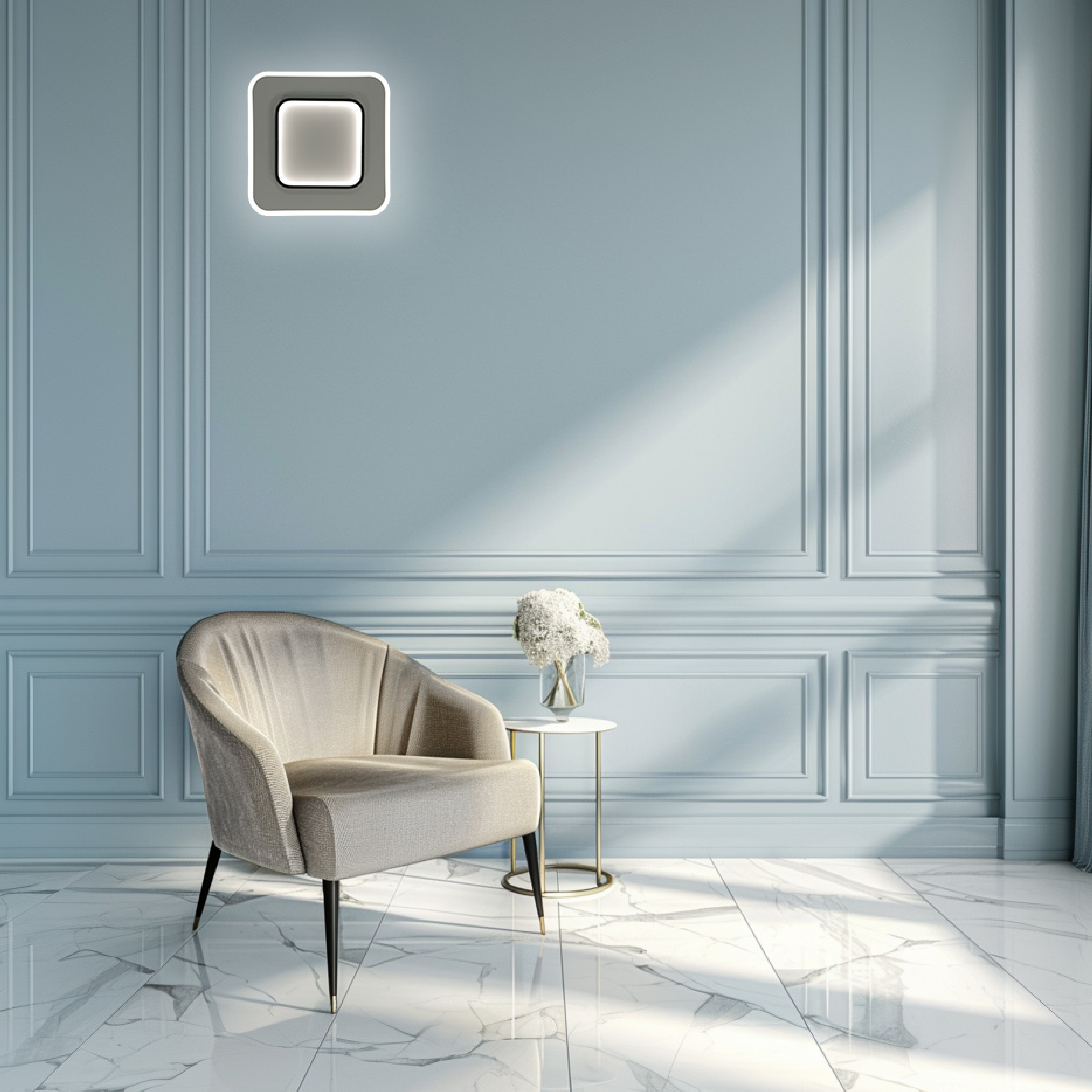 SLOT PLAFONIERA BIANCO+NERO 49W 3000K-4000K