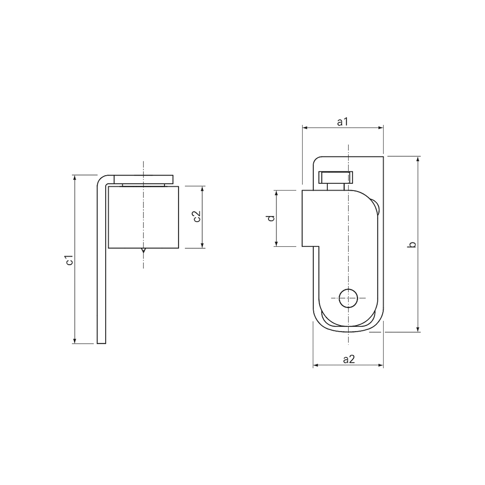 Cerniera a bilico CABR-3D Regolabile con fresatura Cromo Opaco - SFS