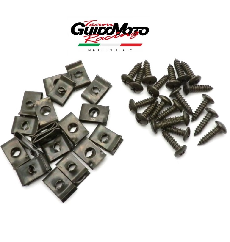 CLIP VITI FISSAGGIO RAPIDO CARENE SCOOTER 20 PEZZI GMS0016
