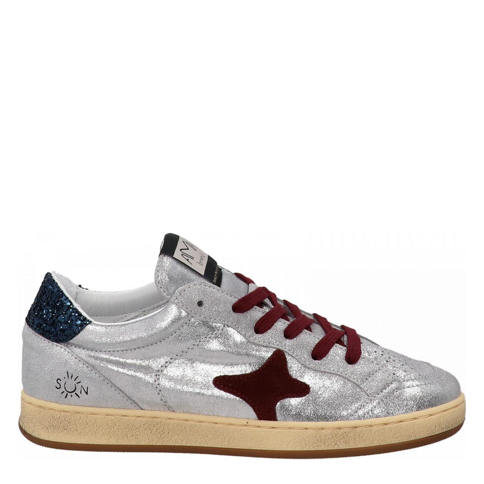 SUN argento-bordeaux