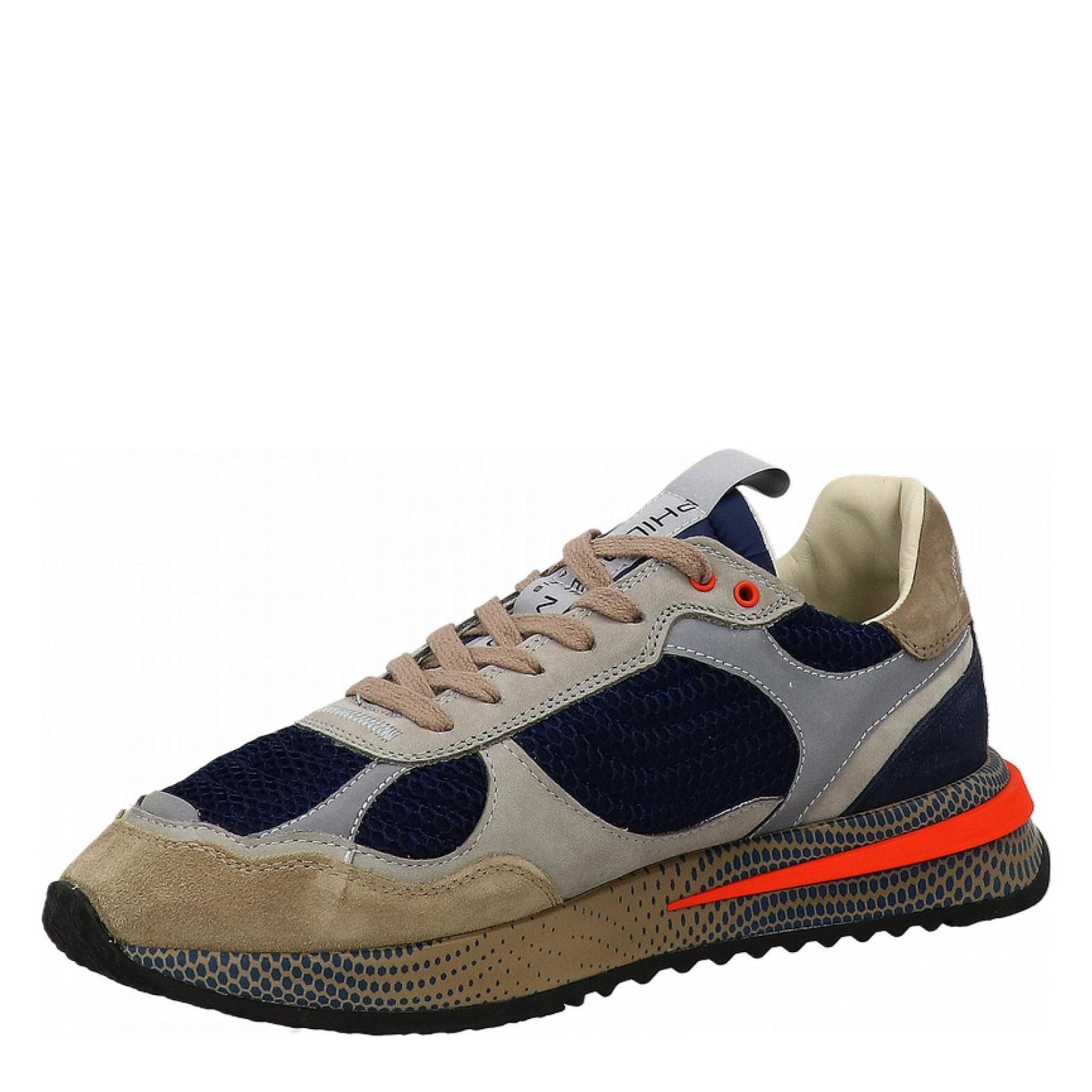 OLYMPIQUE LOW blu-grigio