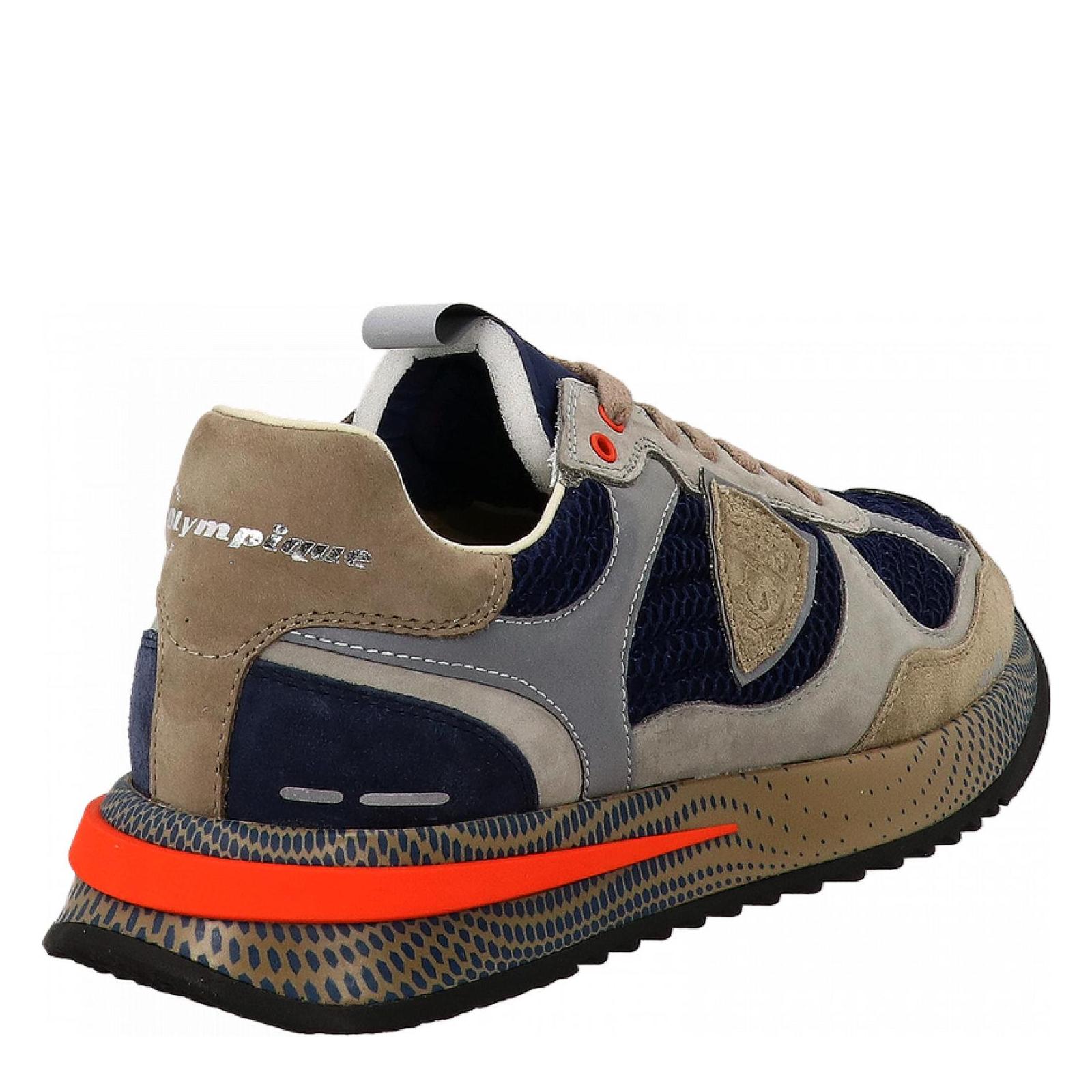 OLYMPIQUE LOW blu-grigio