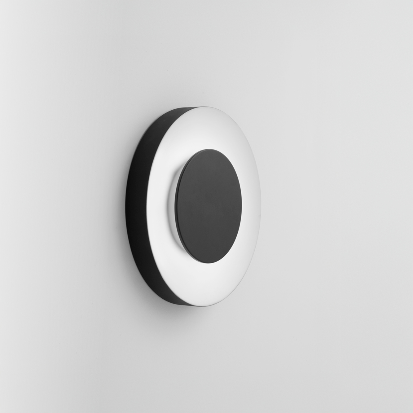 AUREA PLAFONIERA Ø40 NERO 24W 3000K-4000K DIMMERABILE