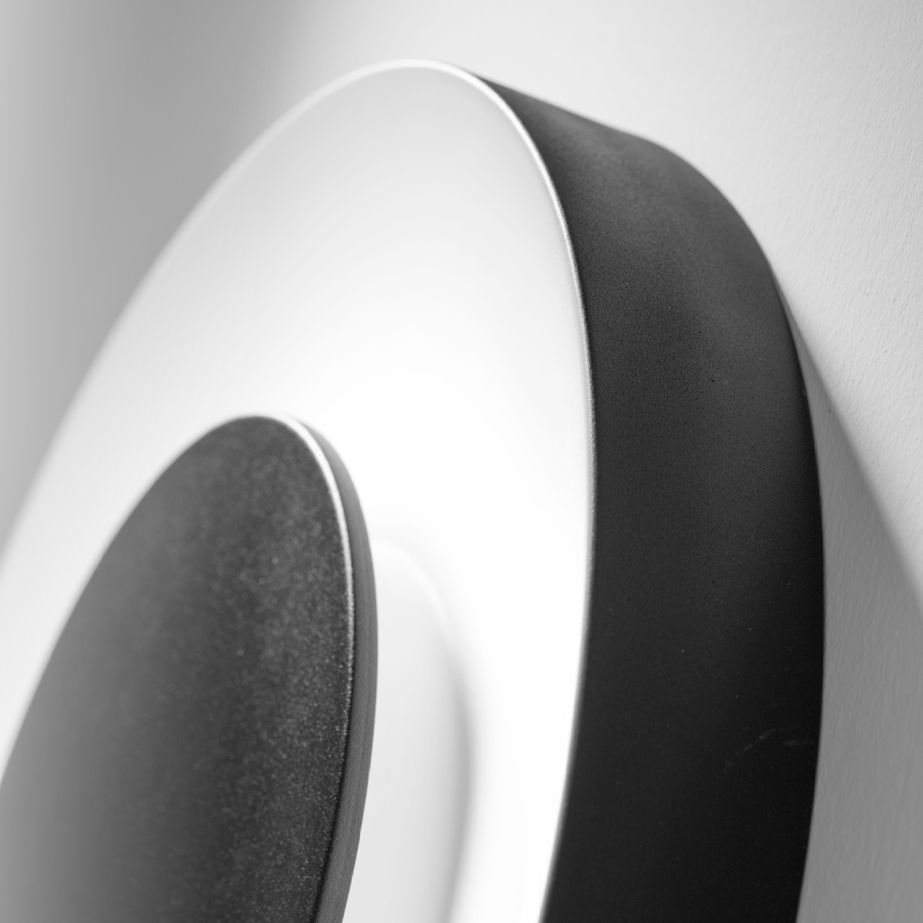 AUREA PLAFONIERA Ø60 NERO 38W 3000K-4000K DIMMERABILE