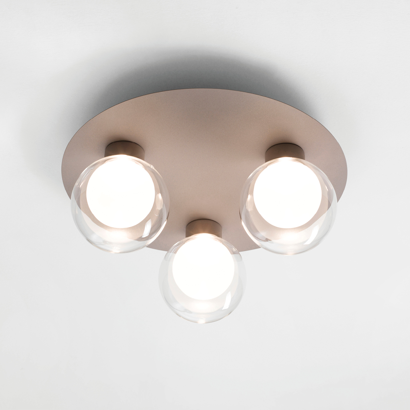 ESSENCE PLAFONIERA 3 LUCI CHAMPAGNE 3X8W 3000K