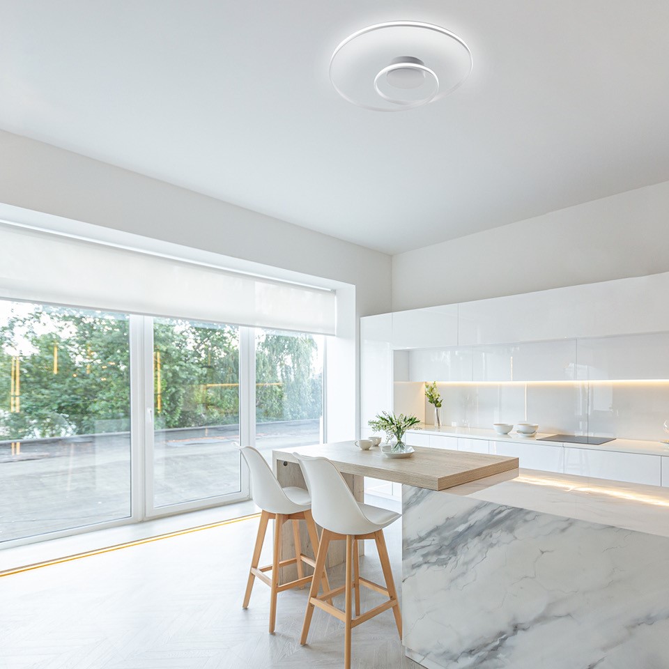 CIRCUIT PLAFONIERA Ø65 BIANCO 40W 3000K DIMMERABILE