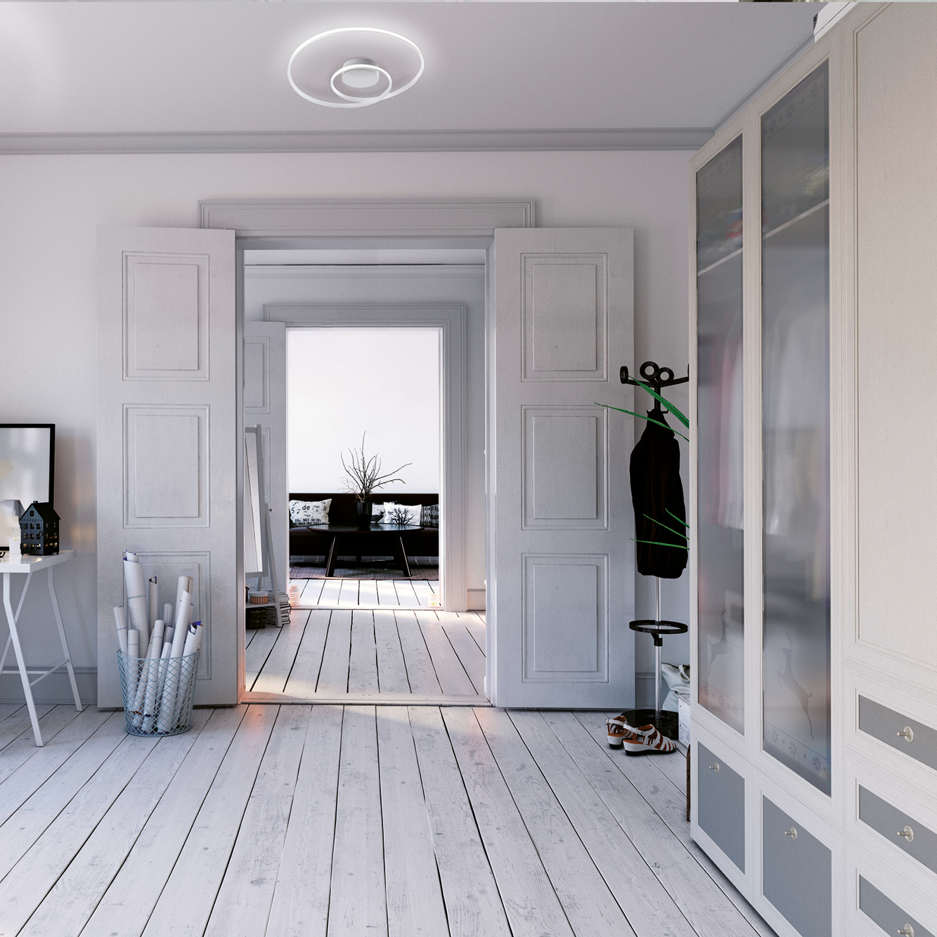 CIRCUIT PLAFONIERA Ø65 BIANCO 40W 4000K DIMMERABILE