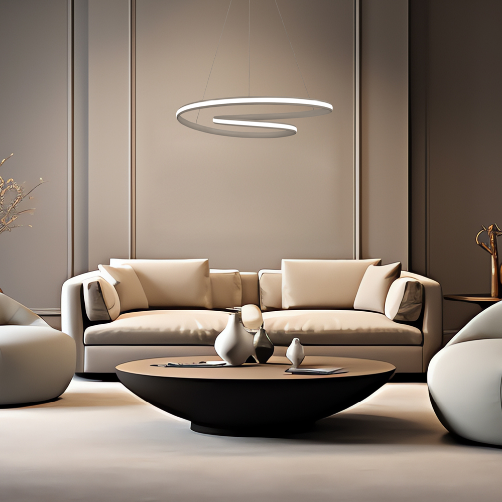 CIRCUIT SOSPENSIONE Ø65 BIANCO 40W 3000K-4000K DIMMERABILE