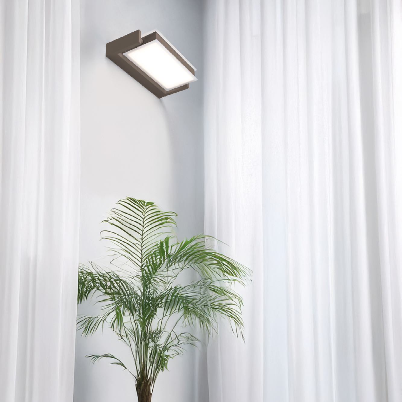 AXELLA APPLIQUE 25CM SABBIA 18W 3000K