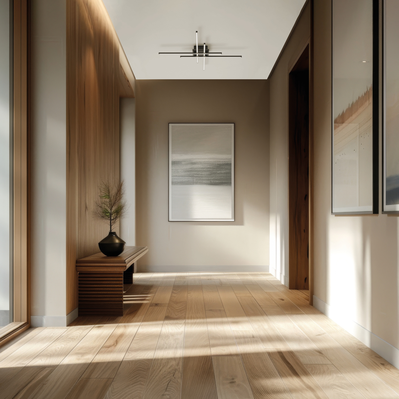 HASHTAG PLAFONIERA 80 NERO 42W 3000K