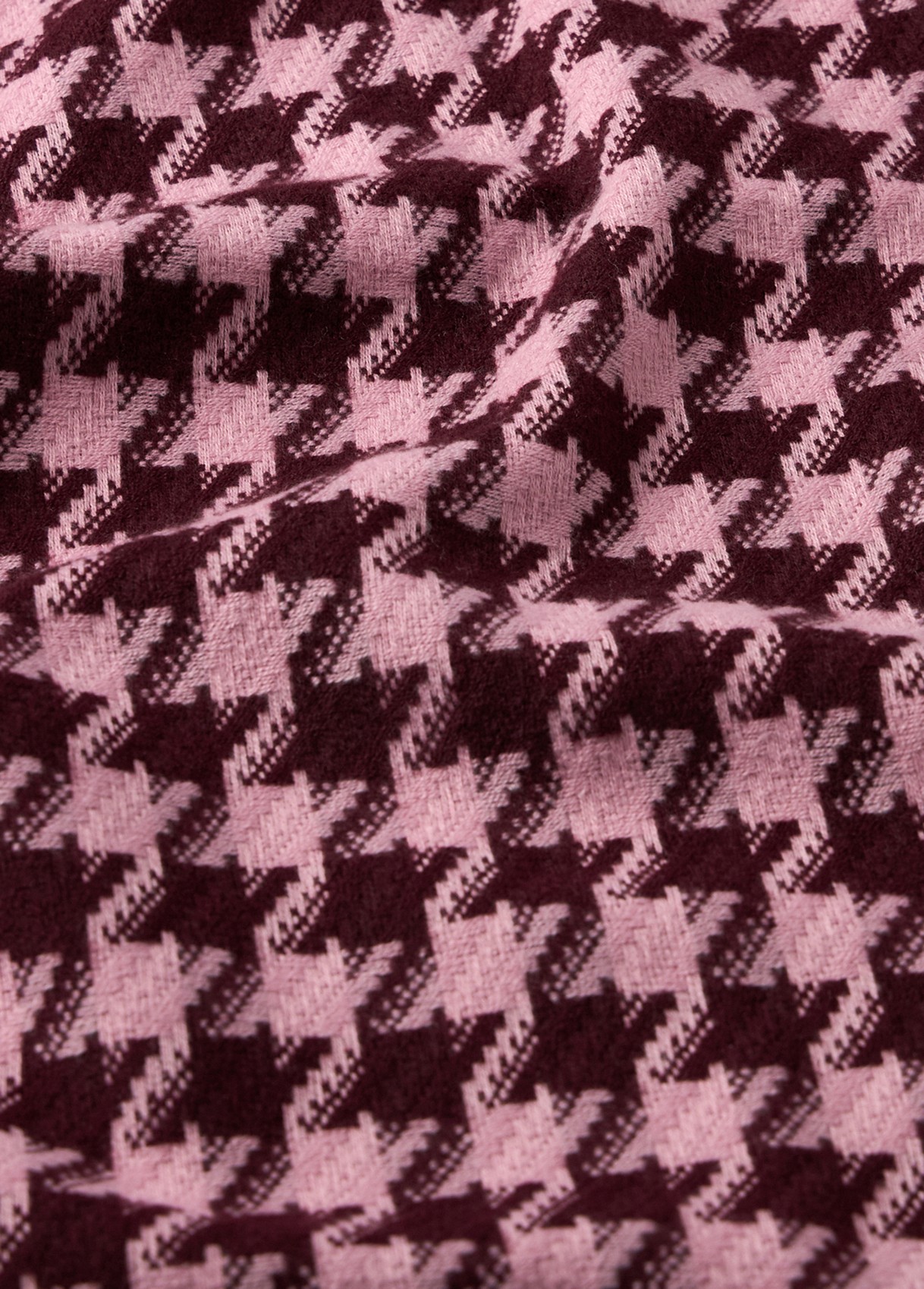 Liu Jo Mix Sciarpa 2F5041 T0300 Red Aubergine Pied de Poule