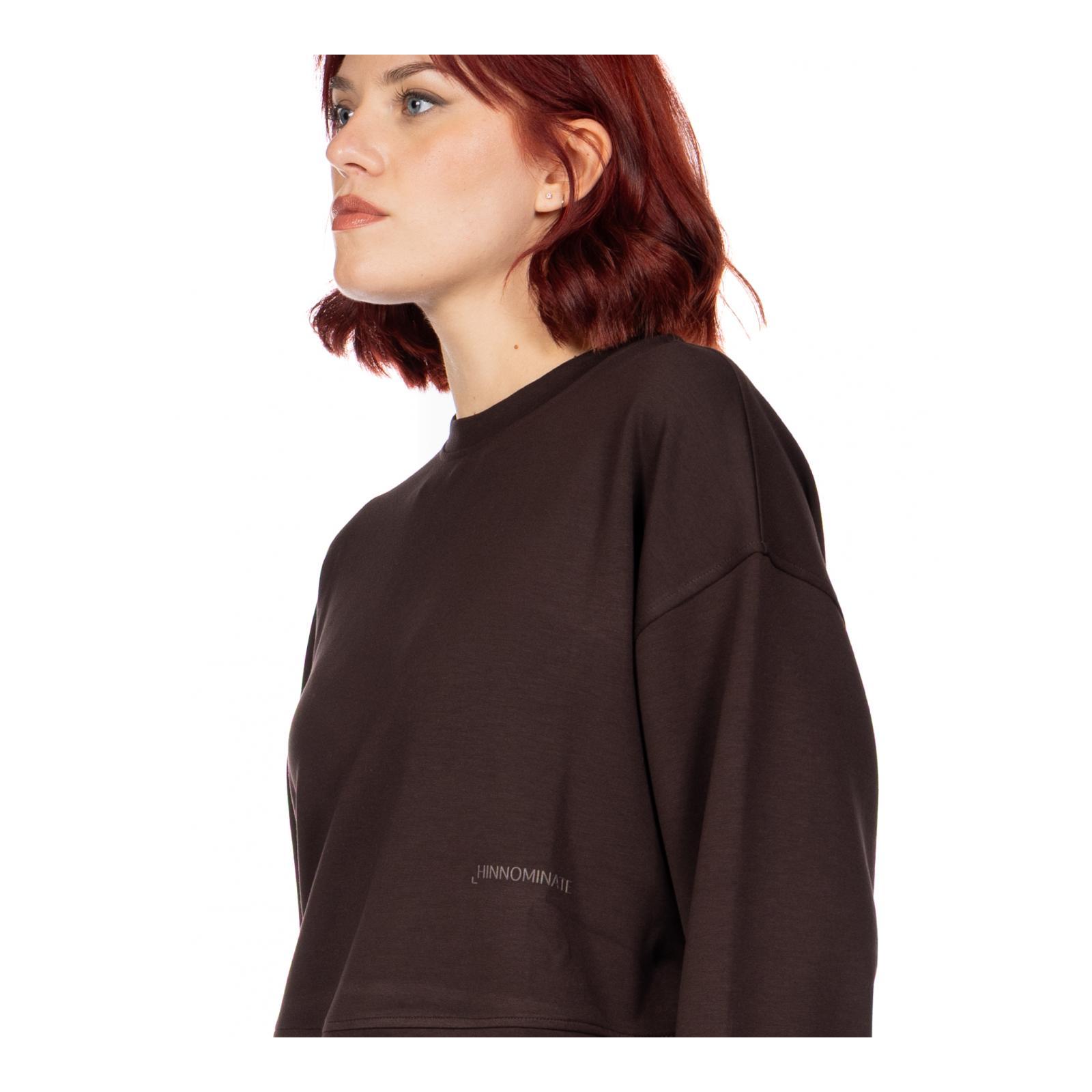 FELPA PARICOLLO CORTA IN VISCOSA moro