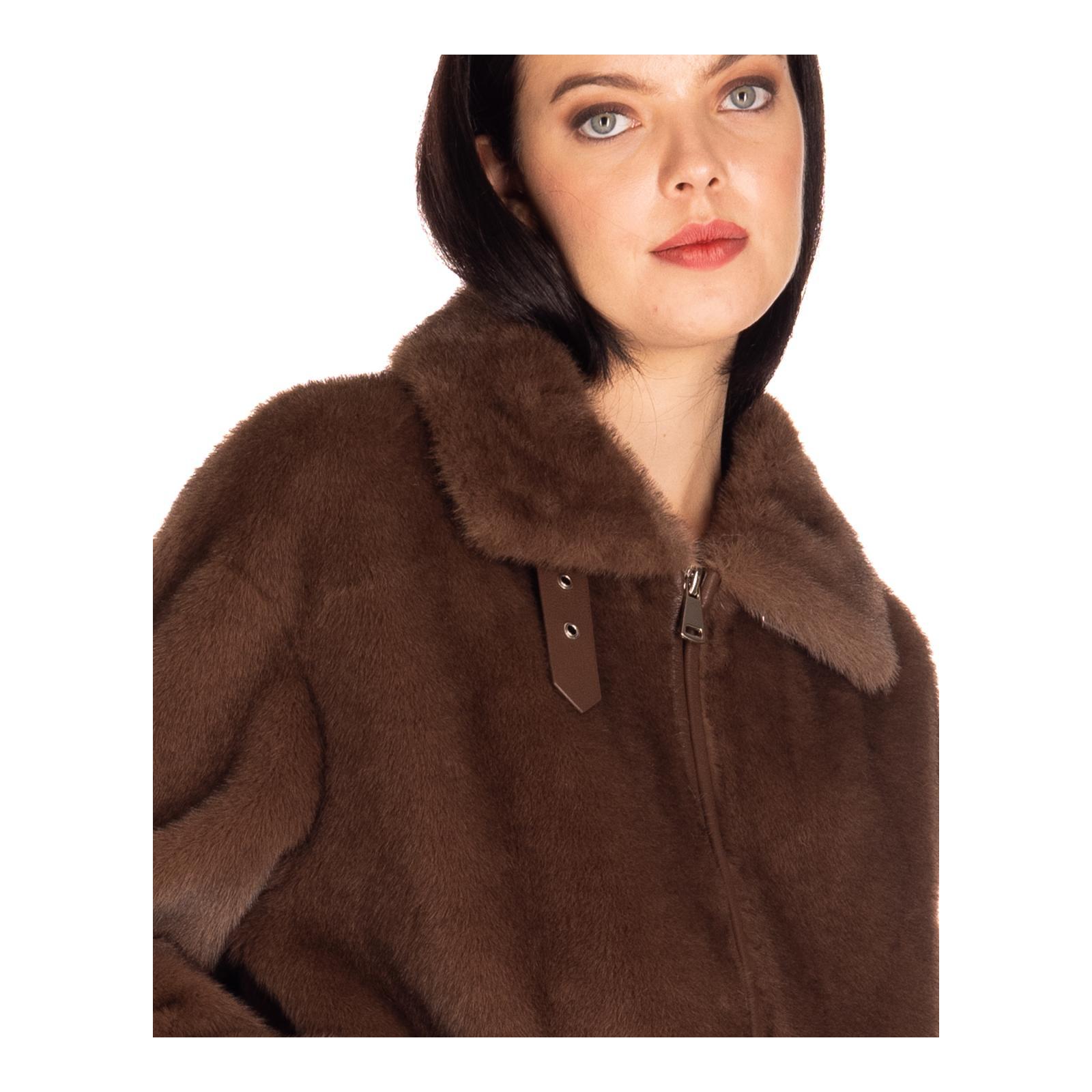 FAKE FUR JACKET moro