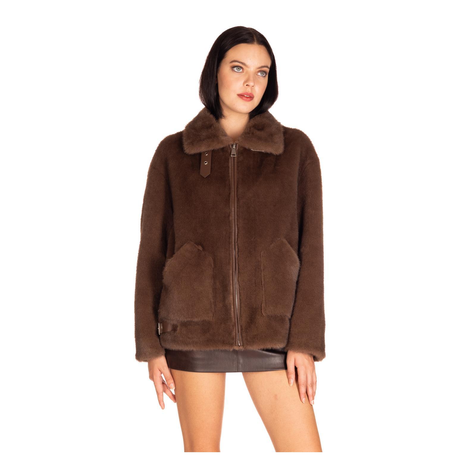 FAKE FUR JACKET moro