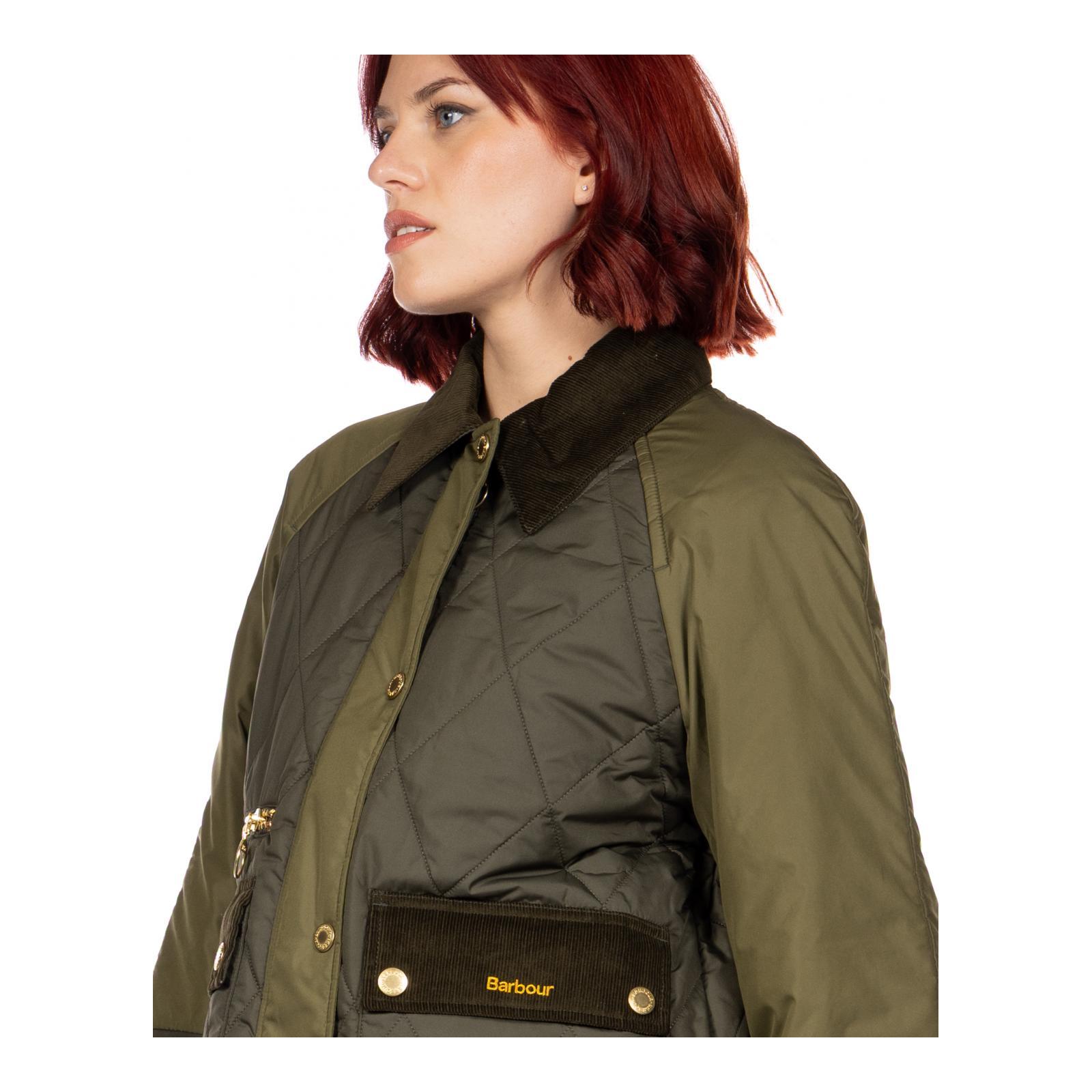 MARTHA QUILTED JKT ol71-olive-dark-moss