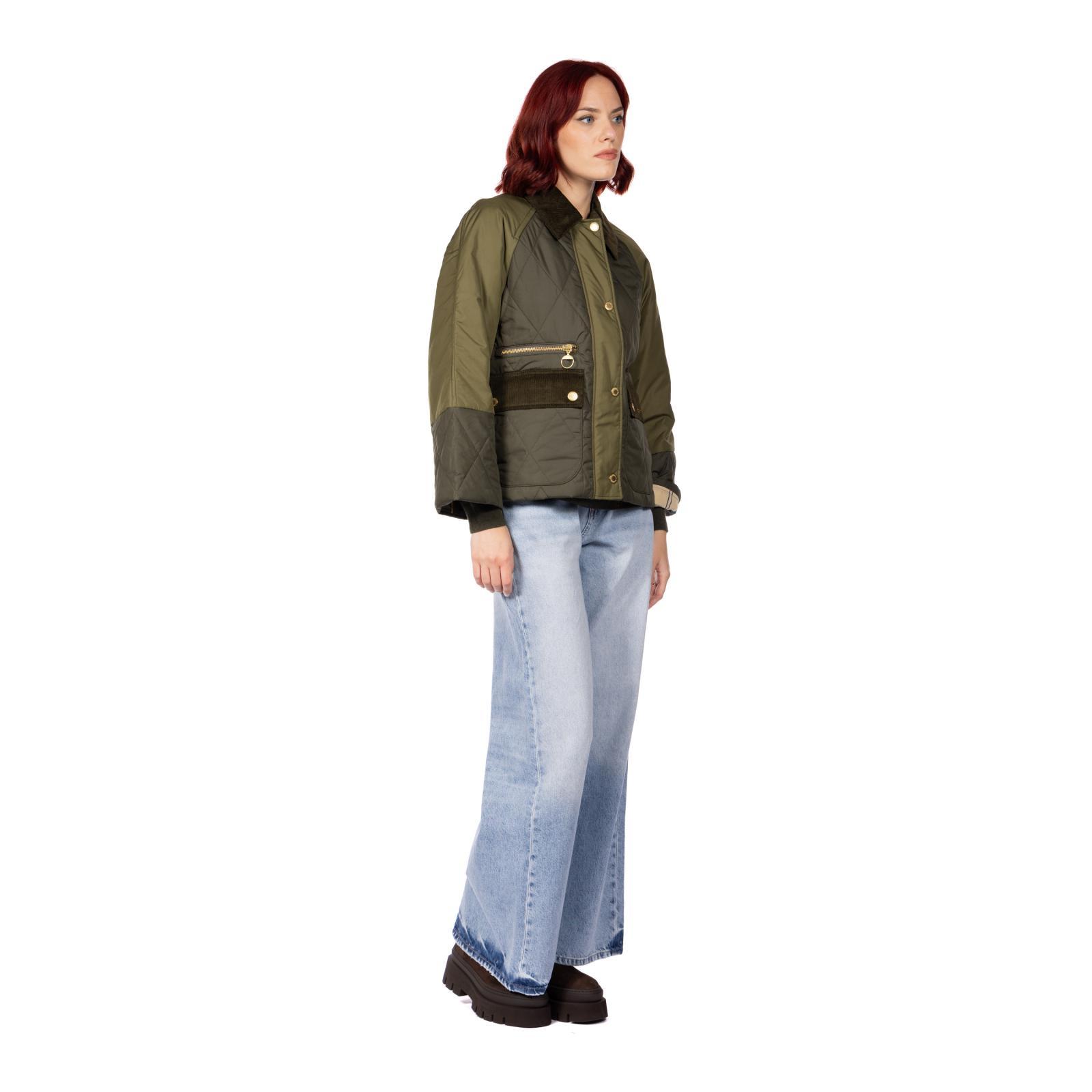 MARTHA QUILTED JKT ol71-olive-dark-moss