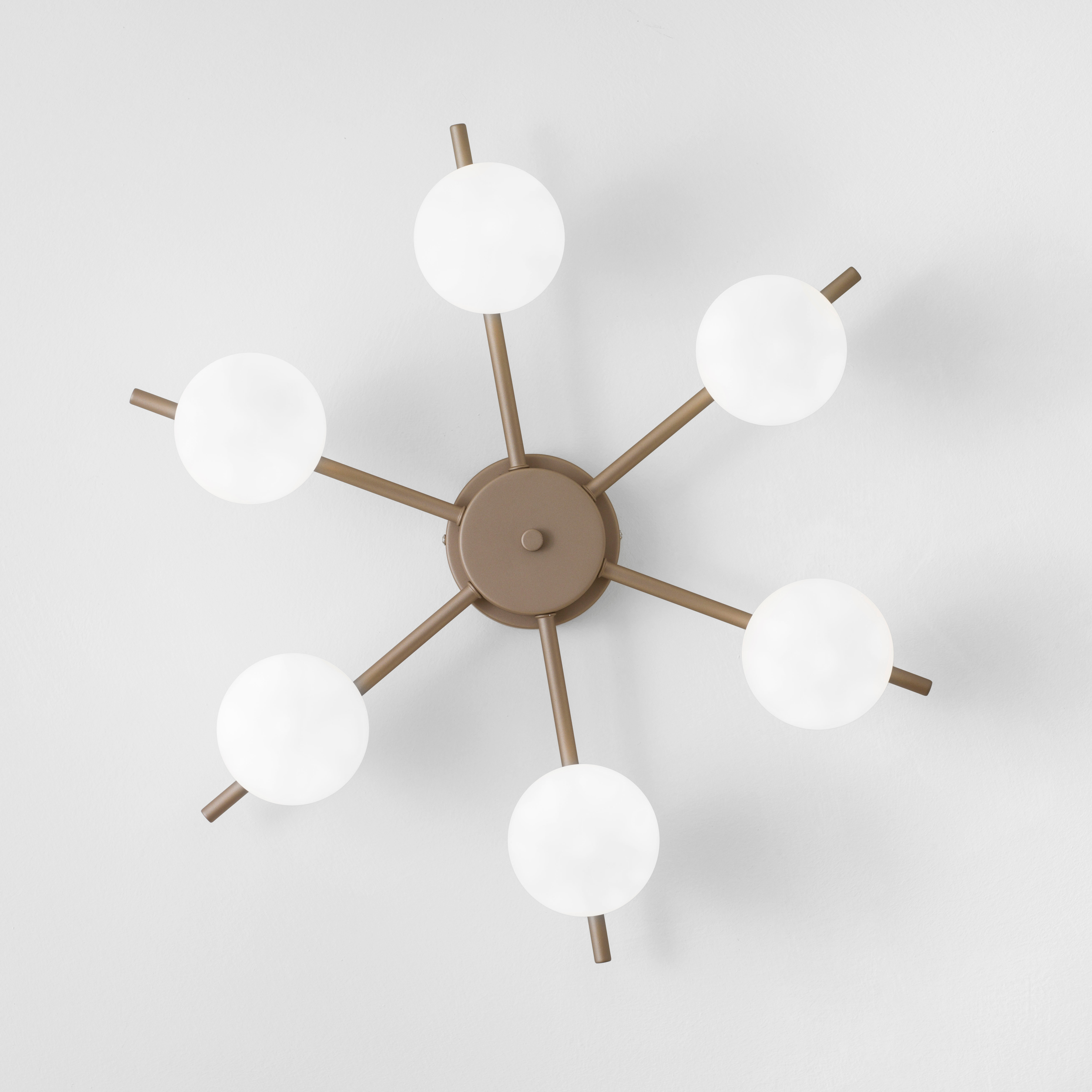 NIVIS PLAFONIERA A STELLA SABBIA 6x6W G9 LED