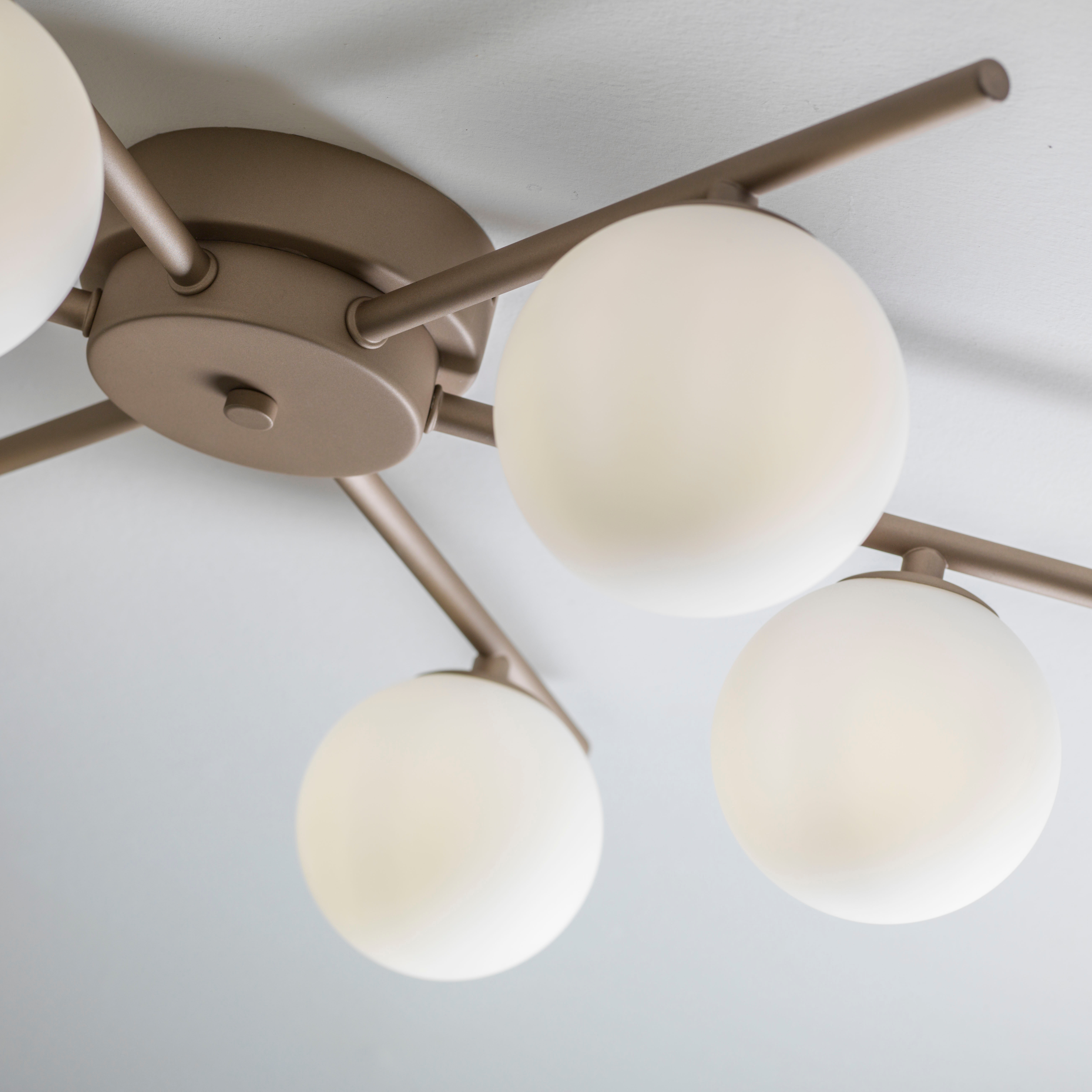 NIVIS PLAFONIERA A STELLA SABBIA 6x6W G9 LED