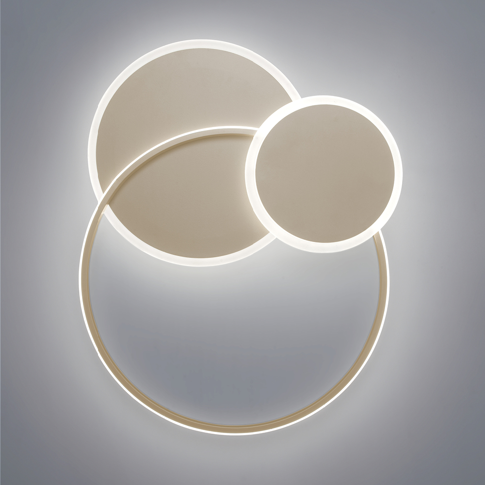 ECLIPSE 3 PLAFONIERA SABBIA 60W 3000K-4000K