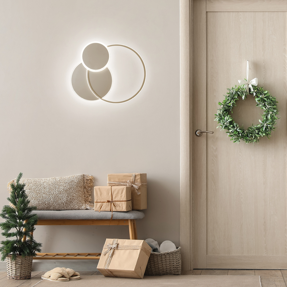 ECLIPSE 3 PLAFONIERA SABBIA 60W 3000K-4000K