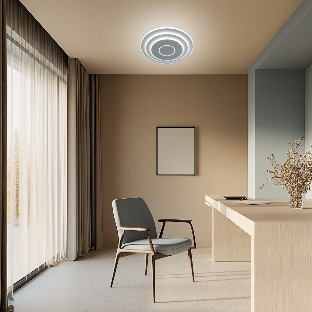 RAIDEN M PLAFONIERA Ø35 BIANCO 28W 3000K-4000K