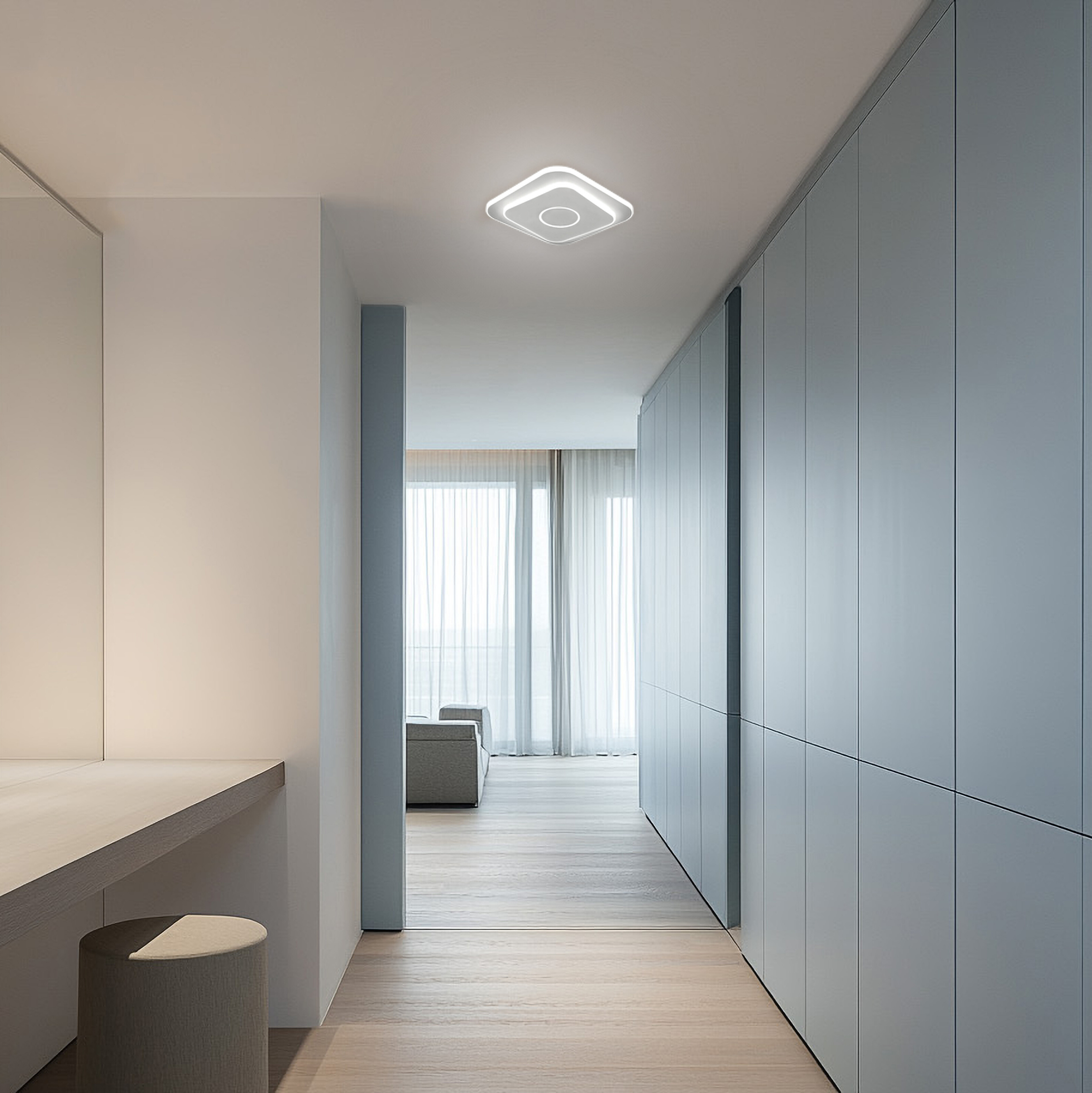 SQUARE 2 PLAFONIERA BIANCO 21W 3000K-4000K