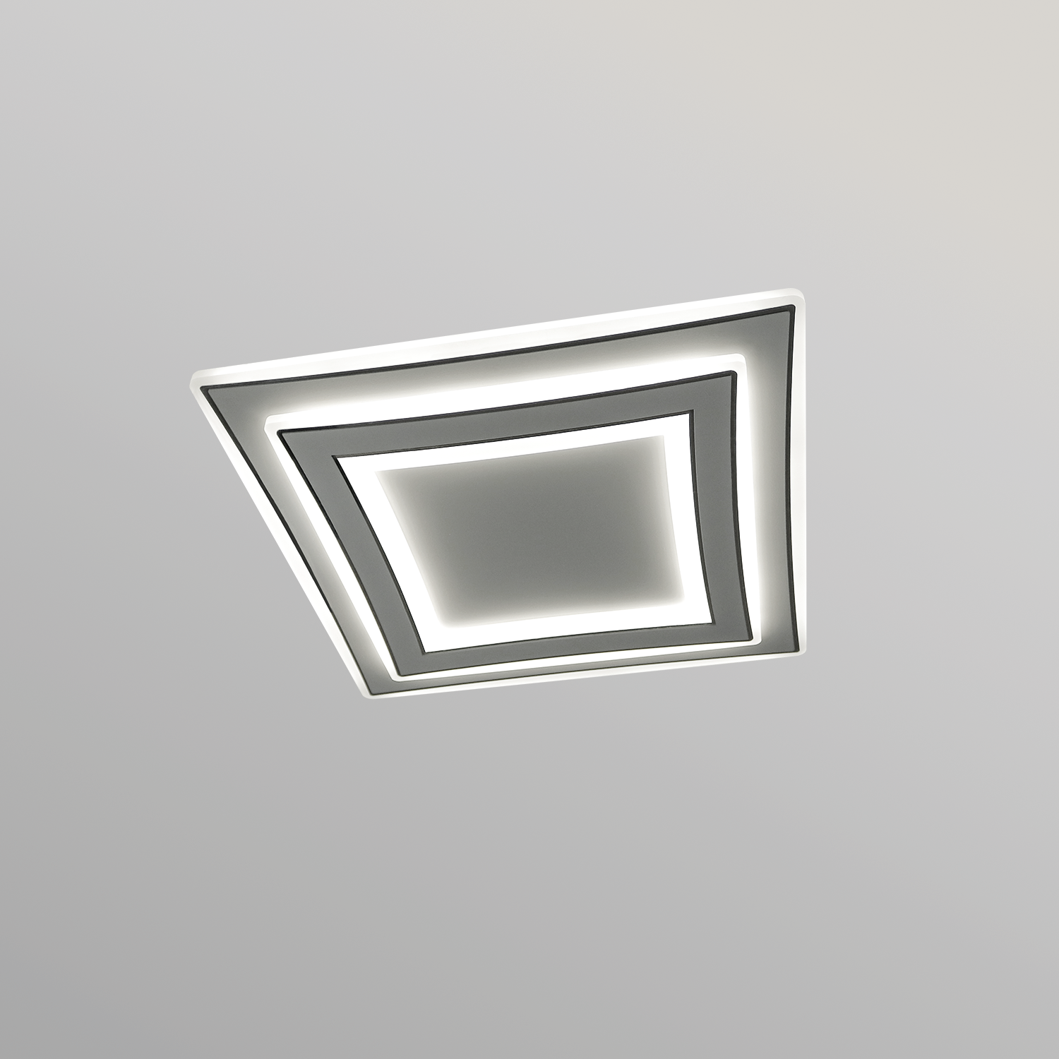 CANOPY PLAFONIERA SMART BIANCO+CROMO 52W 3000K-4000K-6000K