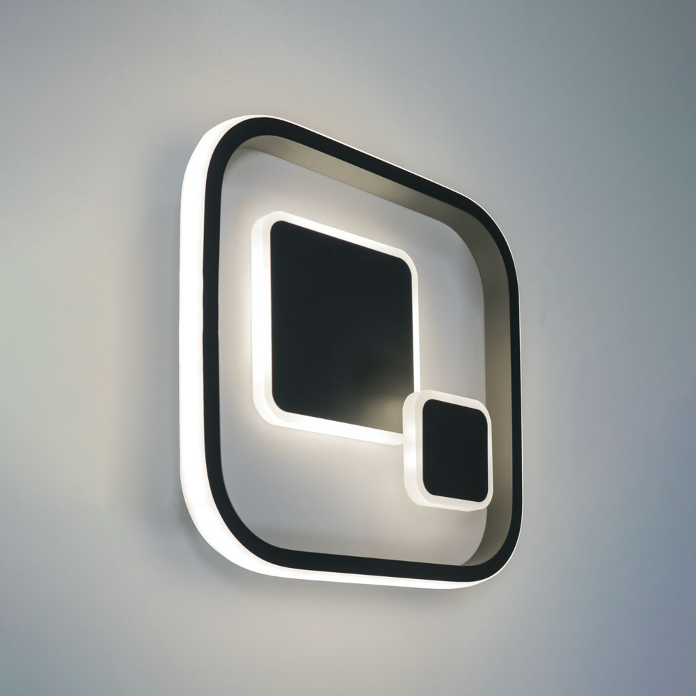 ROILE S PLAFONIERA GRIGIO 20W 3000K-4000K