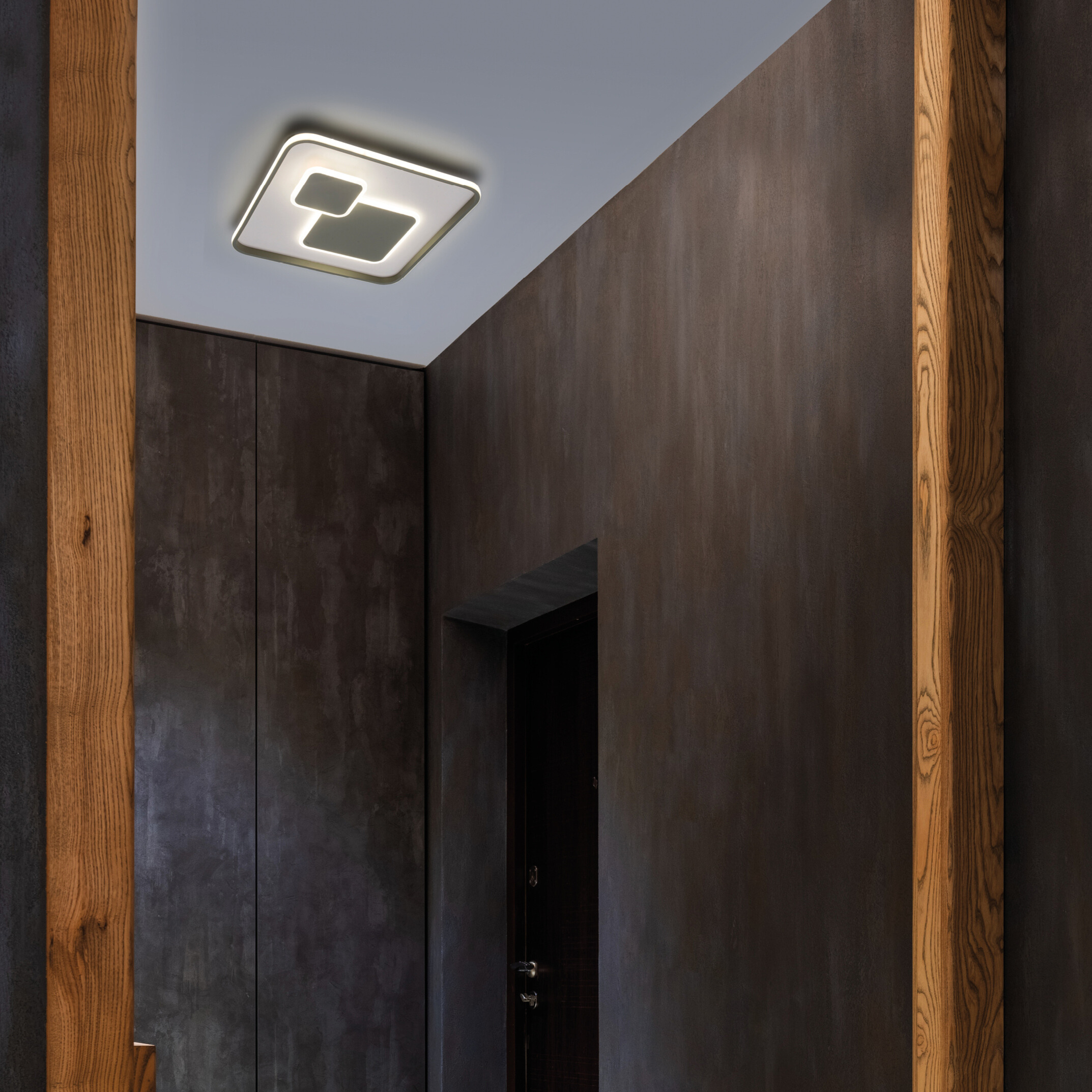 ROILE L PLAFONIERA GRIGIO 46W 3000K-4000K