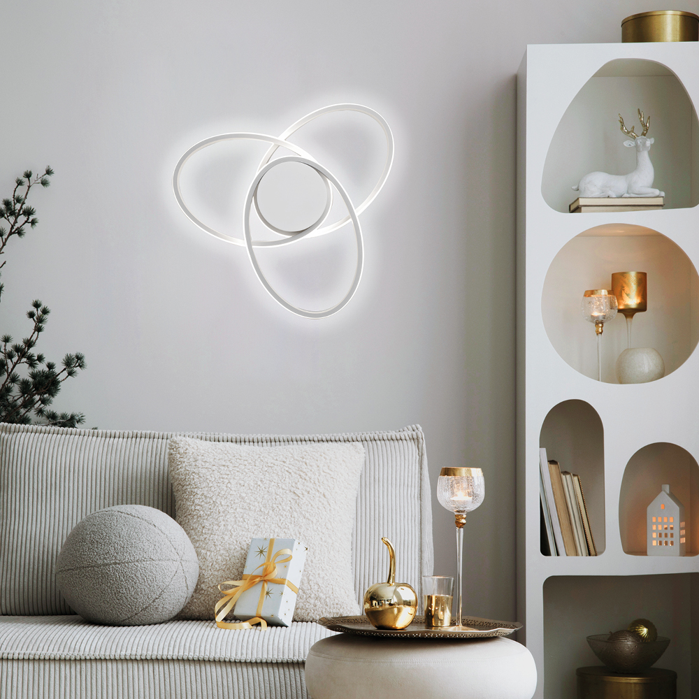 FLOWER PLAFONIERA BIANCO 33W 3000K