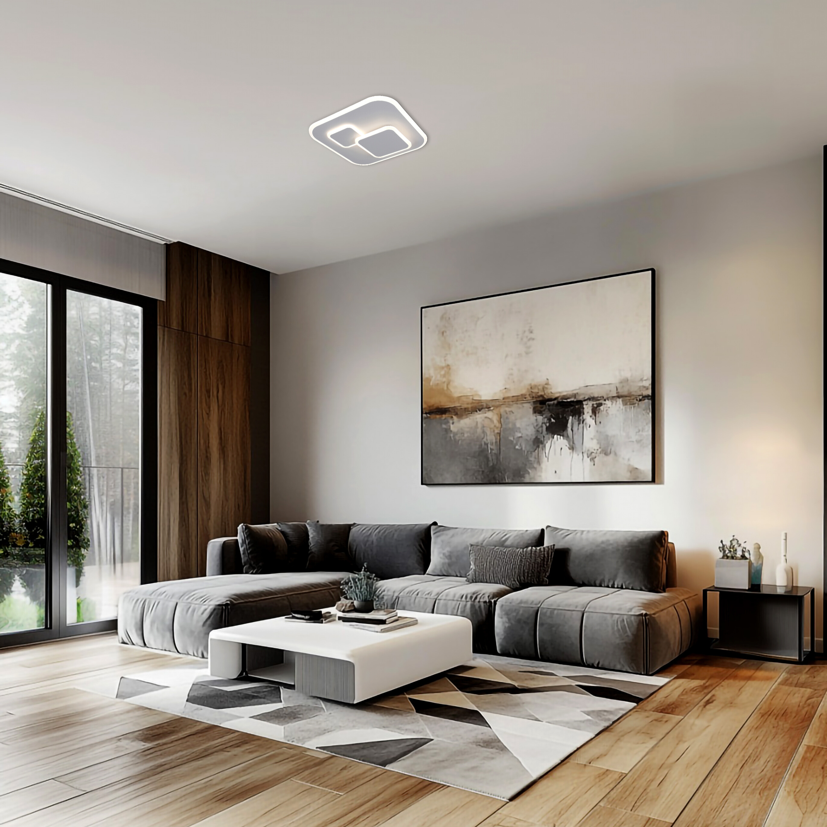 EMMERRE PLAFONIERA BIANCO 44W 3000K-4000K