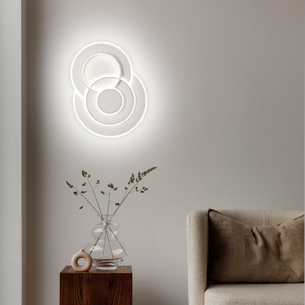 NUVOLA PLAFONIERA BIANCO 40W 3000K-4000K