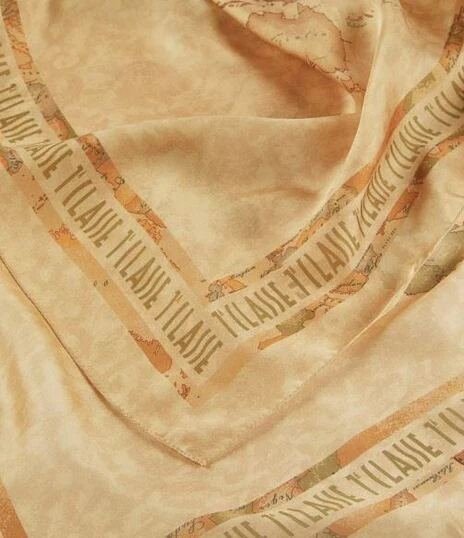 Alviero Martini 1A Classe Logo Cornice Geo Foulard F097 1721 010 Naturale