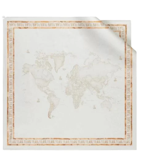 Alviero Martini 1A Classe Logo Cornice Geo Foulard F097 1721 905 Avorio