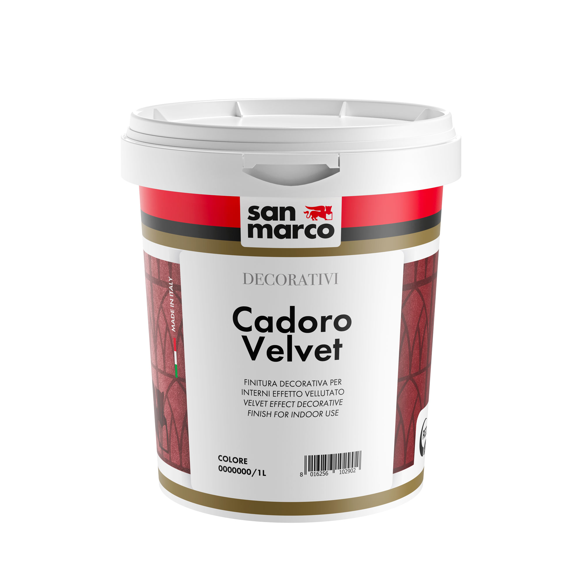 CADORO VELVET Pittura decorativa per interni ad effetto vell