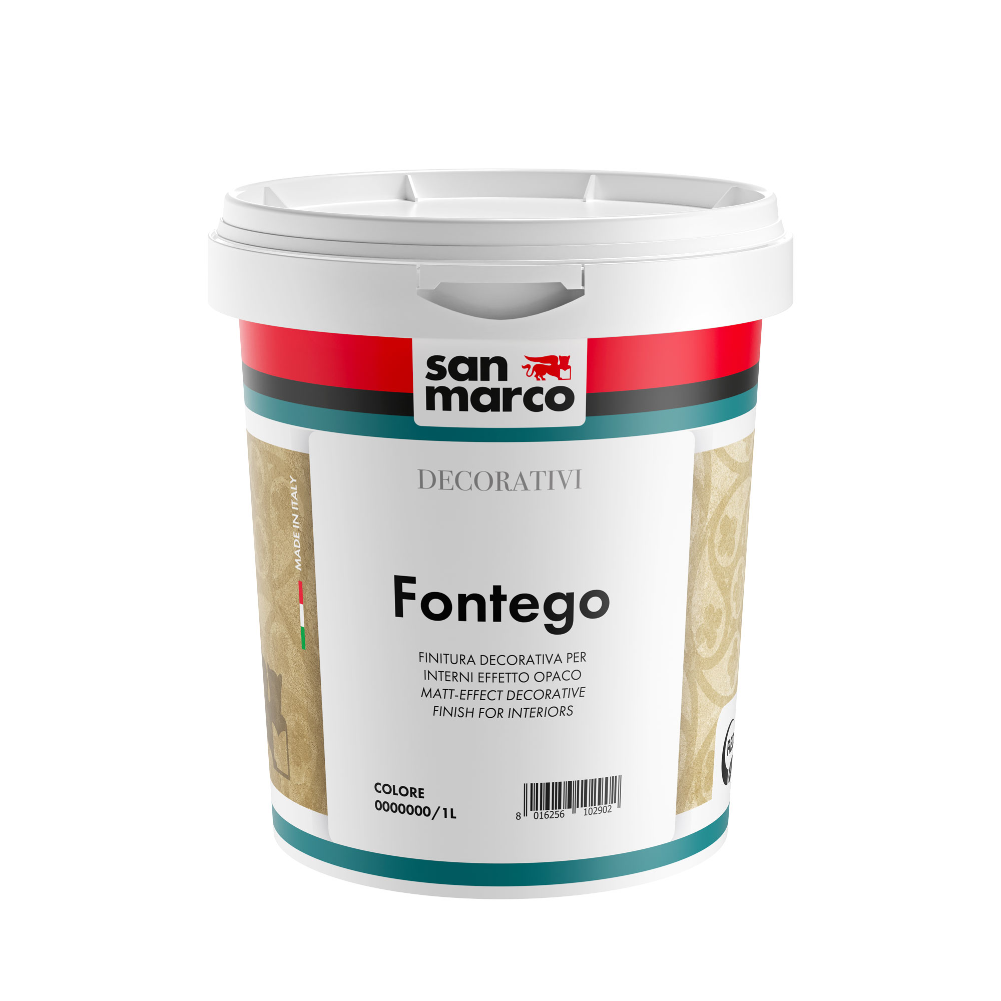 FONTEGO Pittura decorativa per interni ad effetto opaco e ve