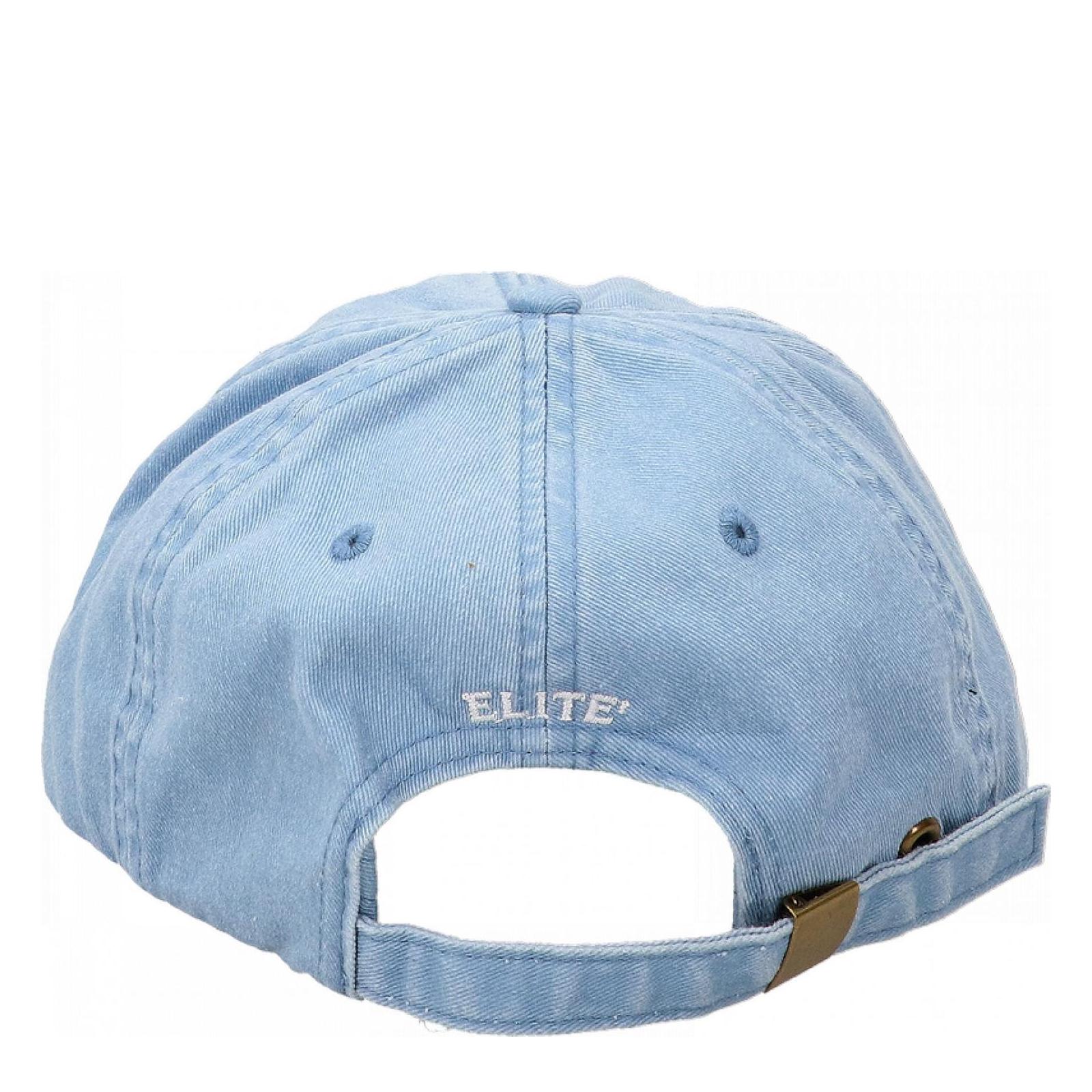 CAP EMBROIDERY light-blue-white