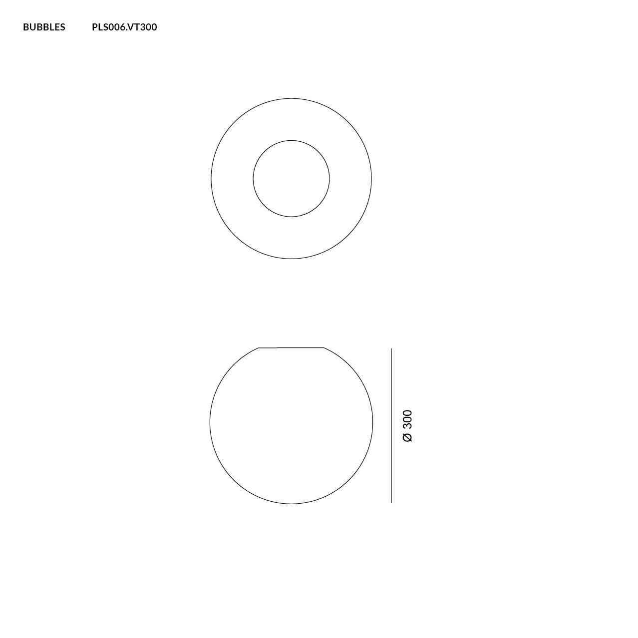 BUBBLES DIFFUSORE IN VETRO Ø30 CM ORO