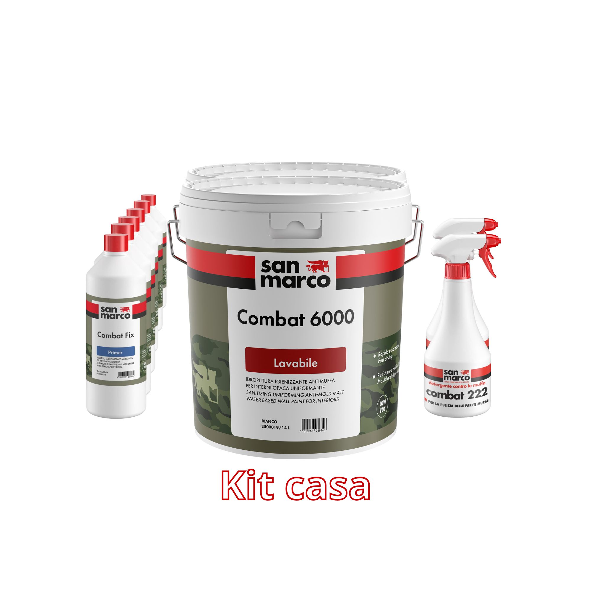 Kit casa prevenzione muffa - bianco | San Marco