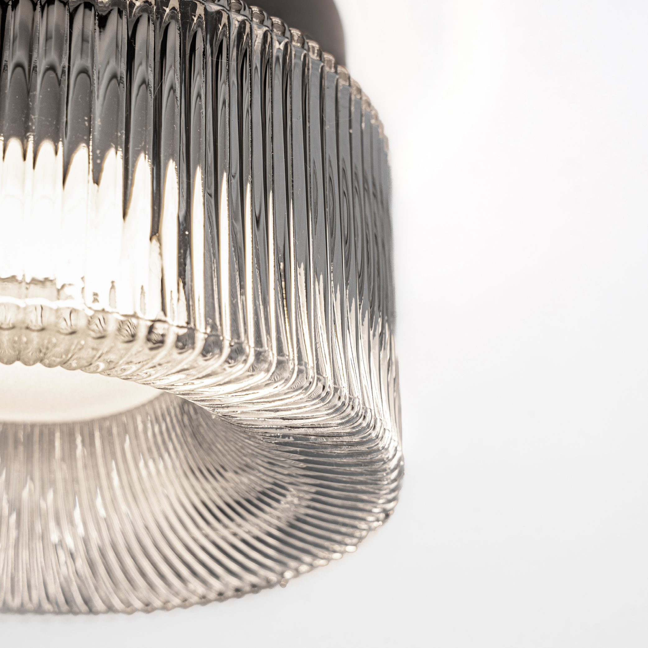 PILASTRO PLAFONIERA/APPLIQUE BASE ANTRACITE + VETRO TRASPARENTE 1X12W LED GX53