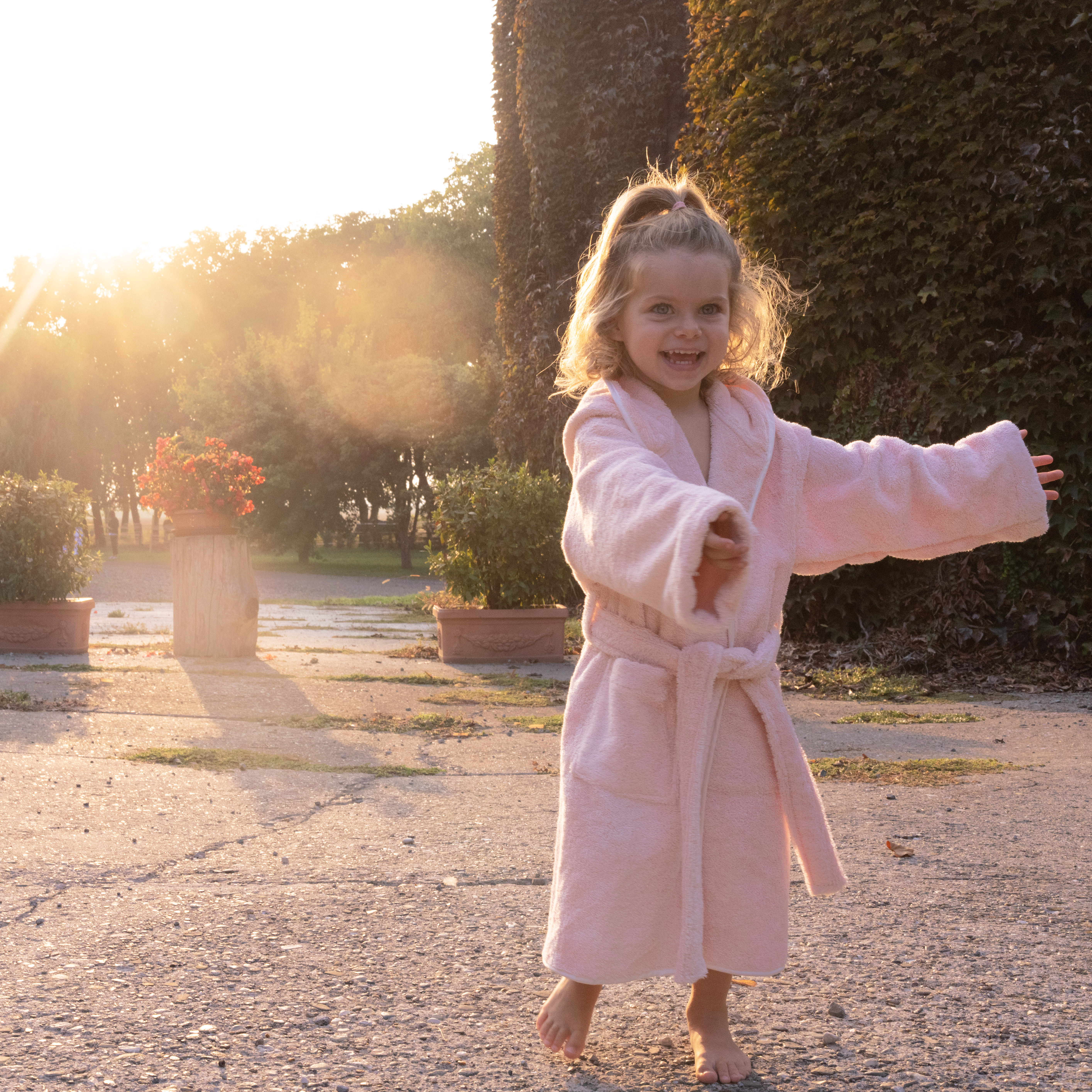 Accappatoio Baby Camelia/Avorio 