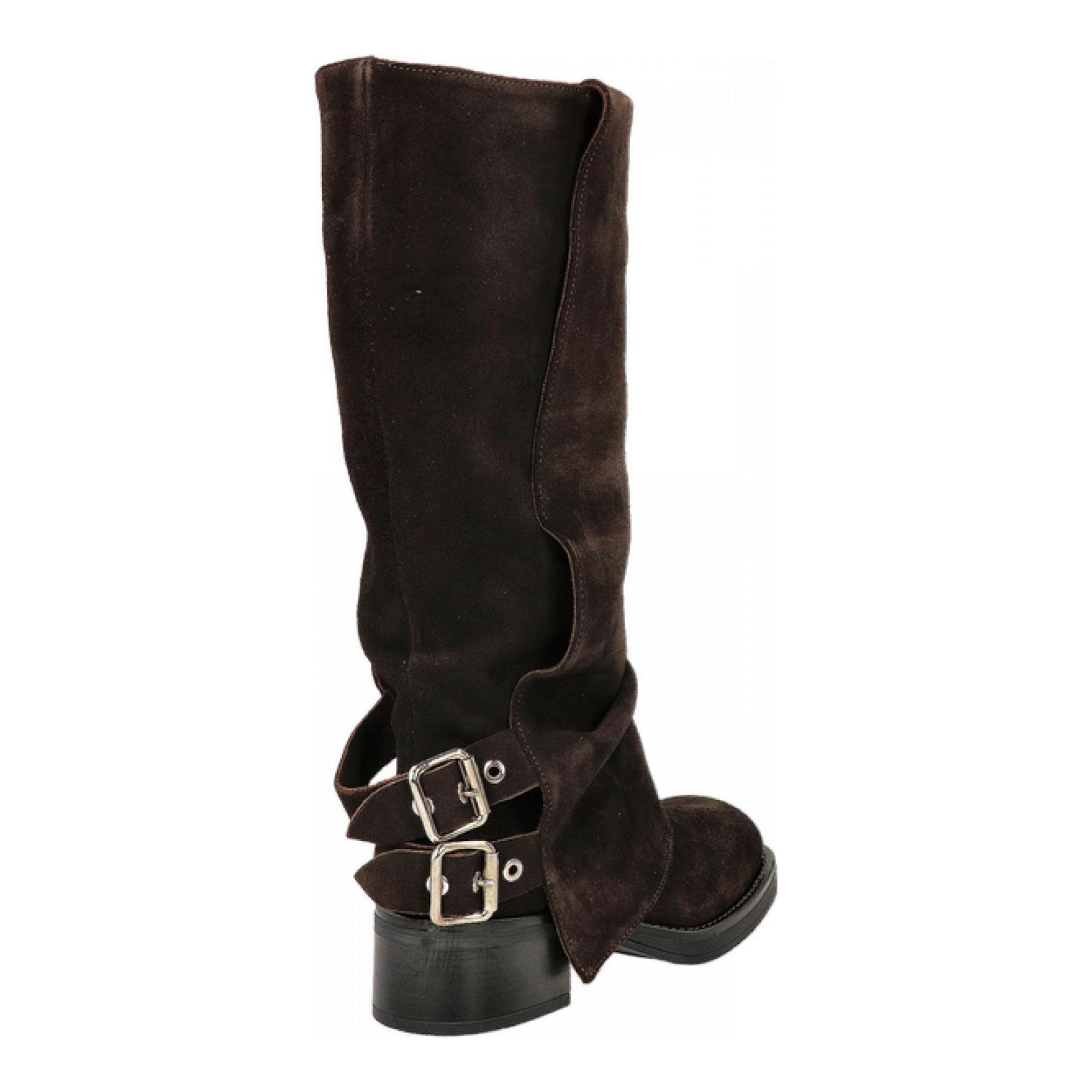 JINI SLOUCHY BOOTS 00046-moka
