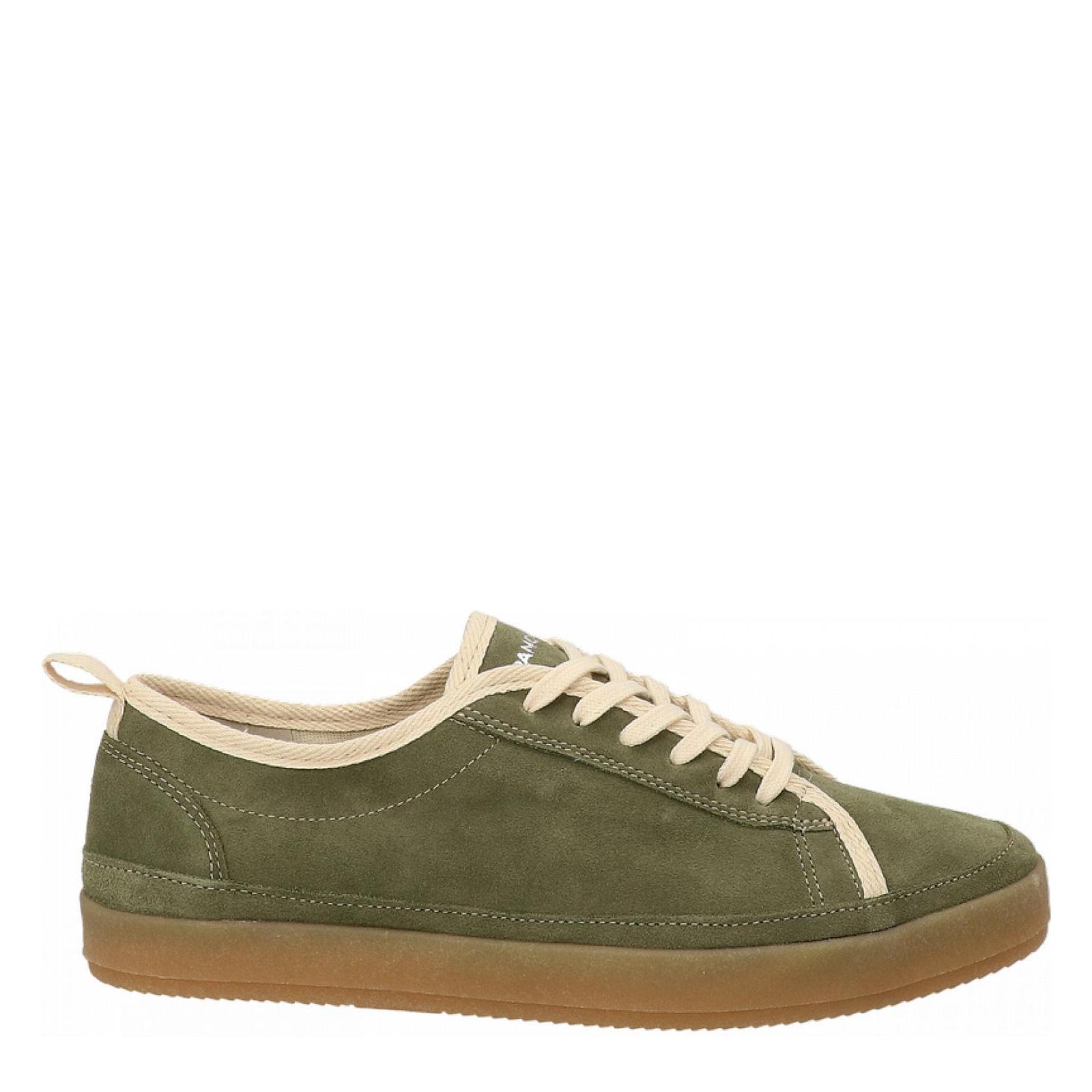 LACE-UP SHOE SUEDE military-olive