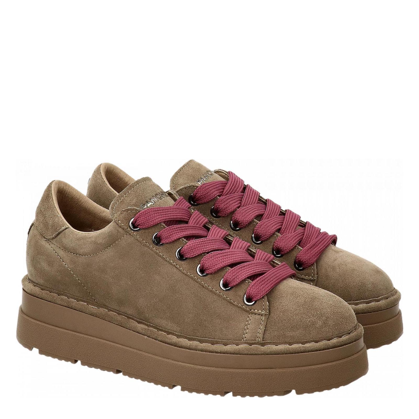 P89 LACE-UP SHOES walnut-brownrose