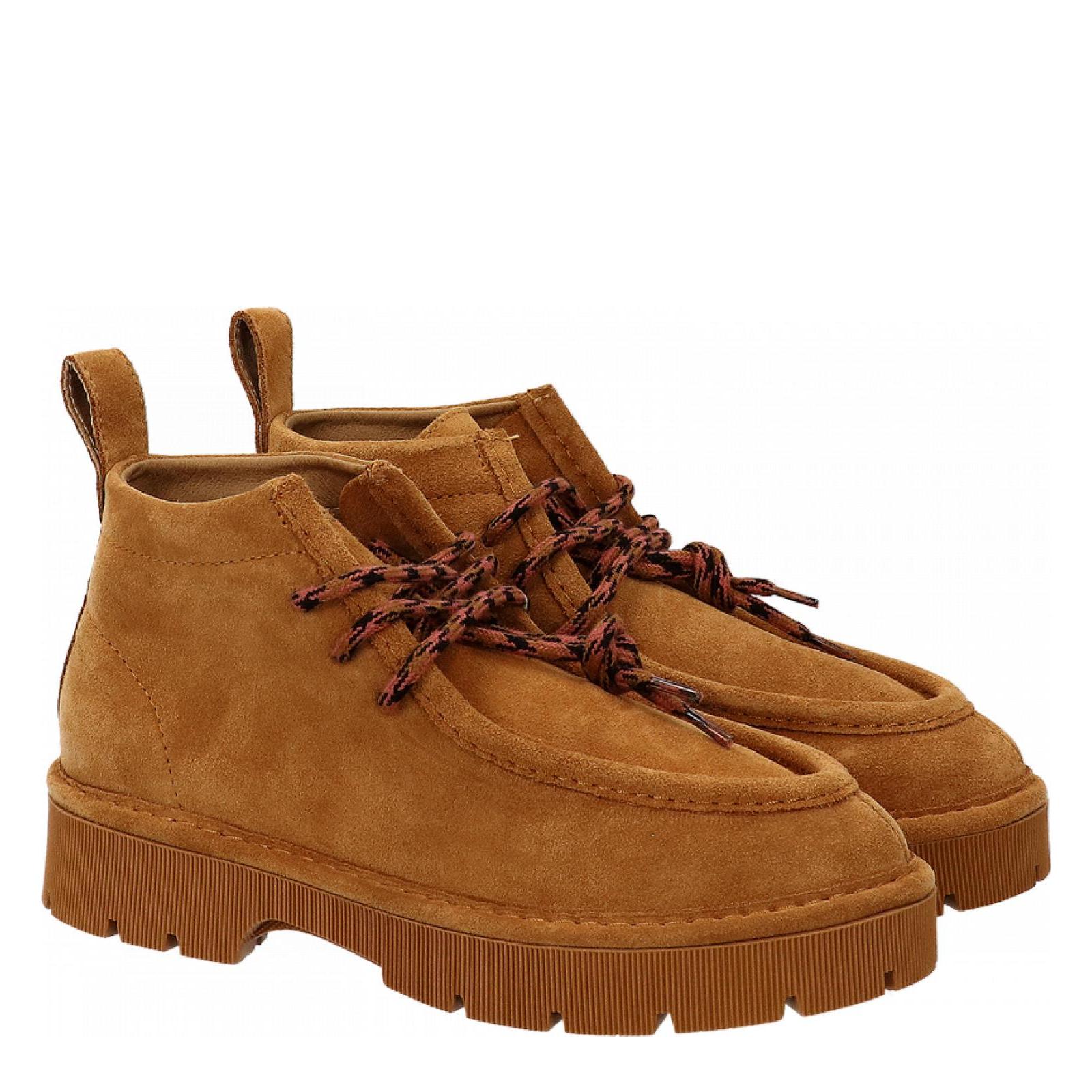 P09 ANKLE BOOT SUEDE brown-sugar