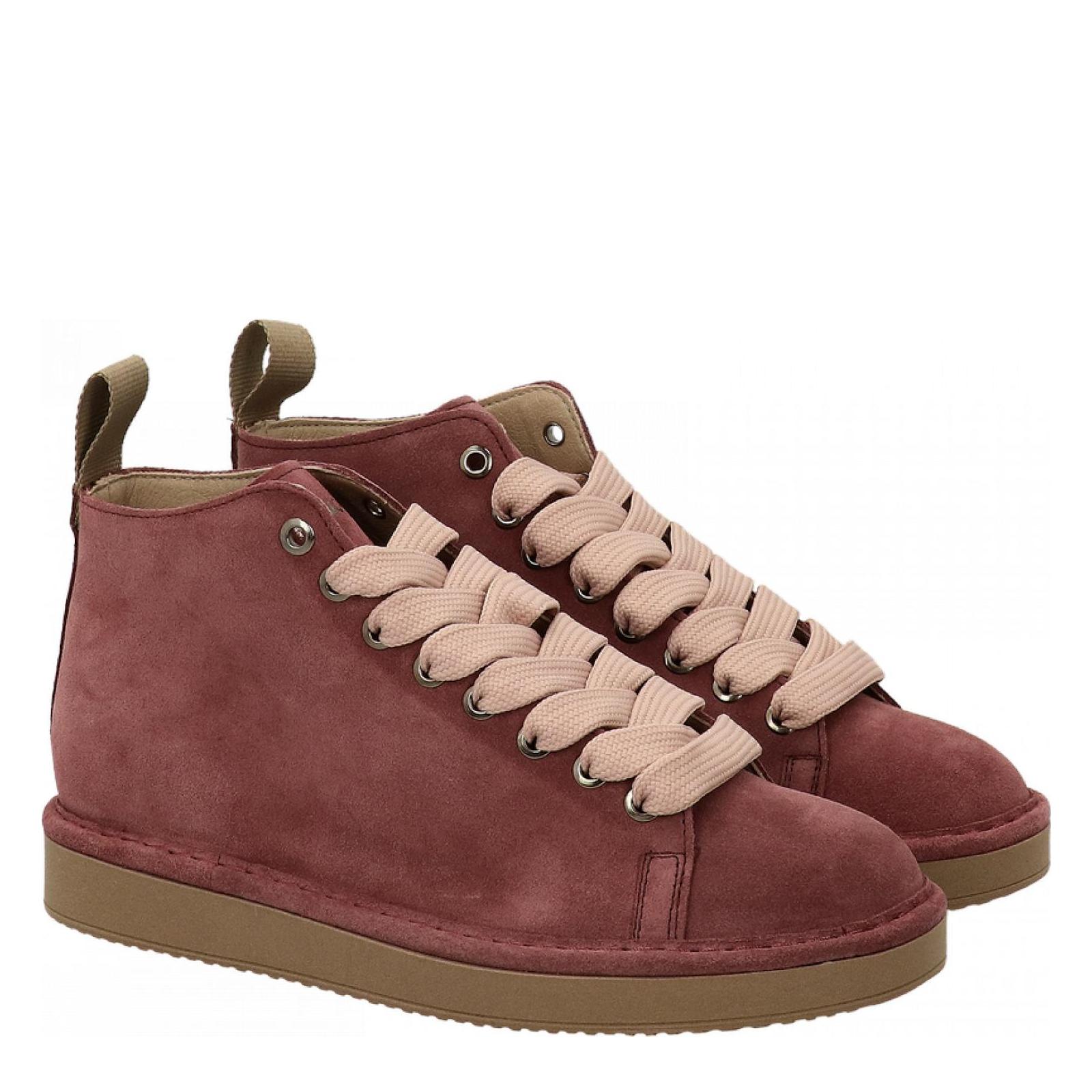 P01 ANKLE BOOT SUEDE brownrose-powder